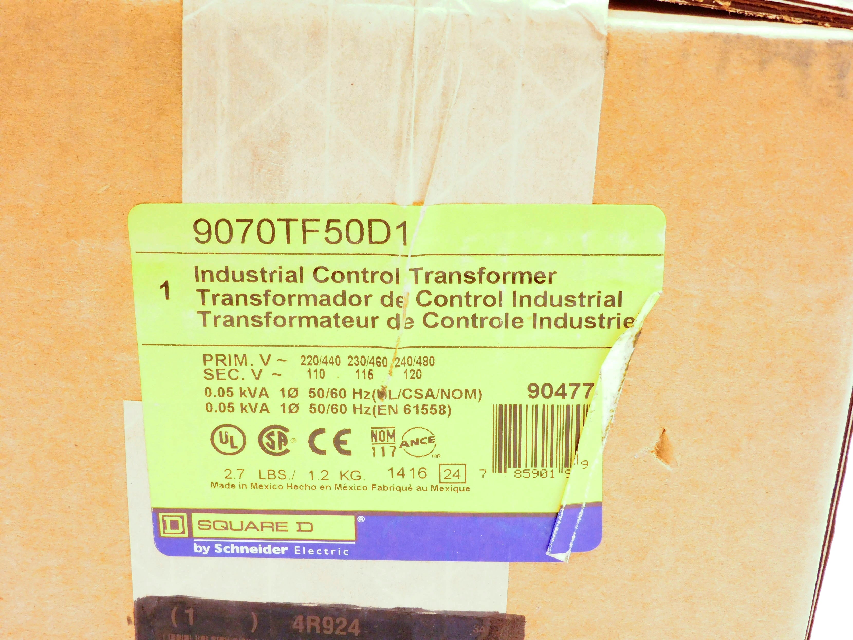 SQUARE D 9070TF50D1 NSFS