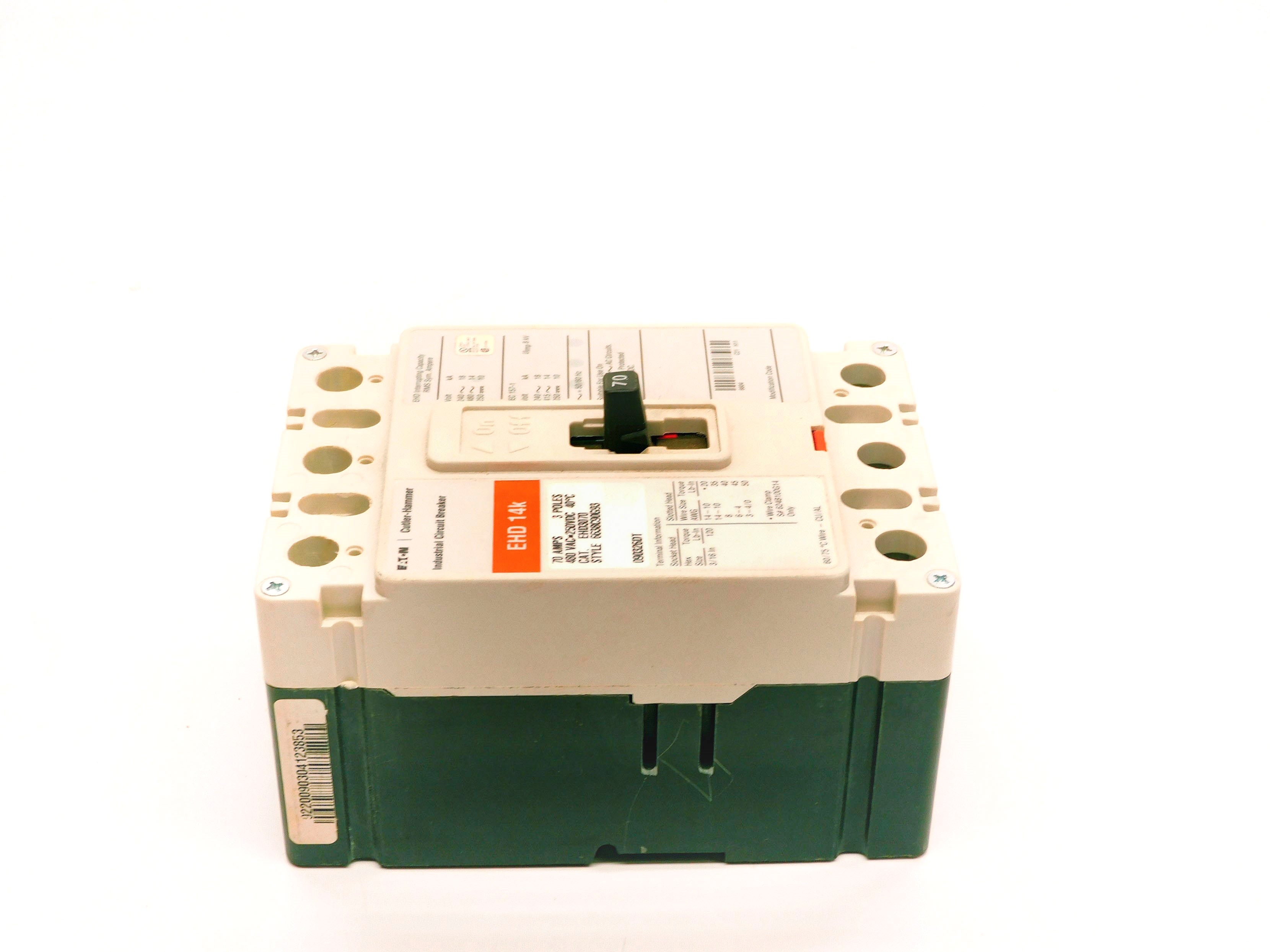 CUTLER HAMMER EHD3070 SER. C 70A 480VAC NSMP