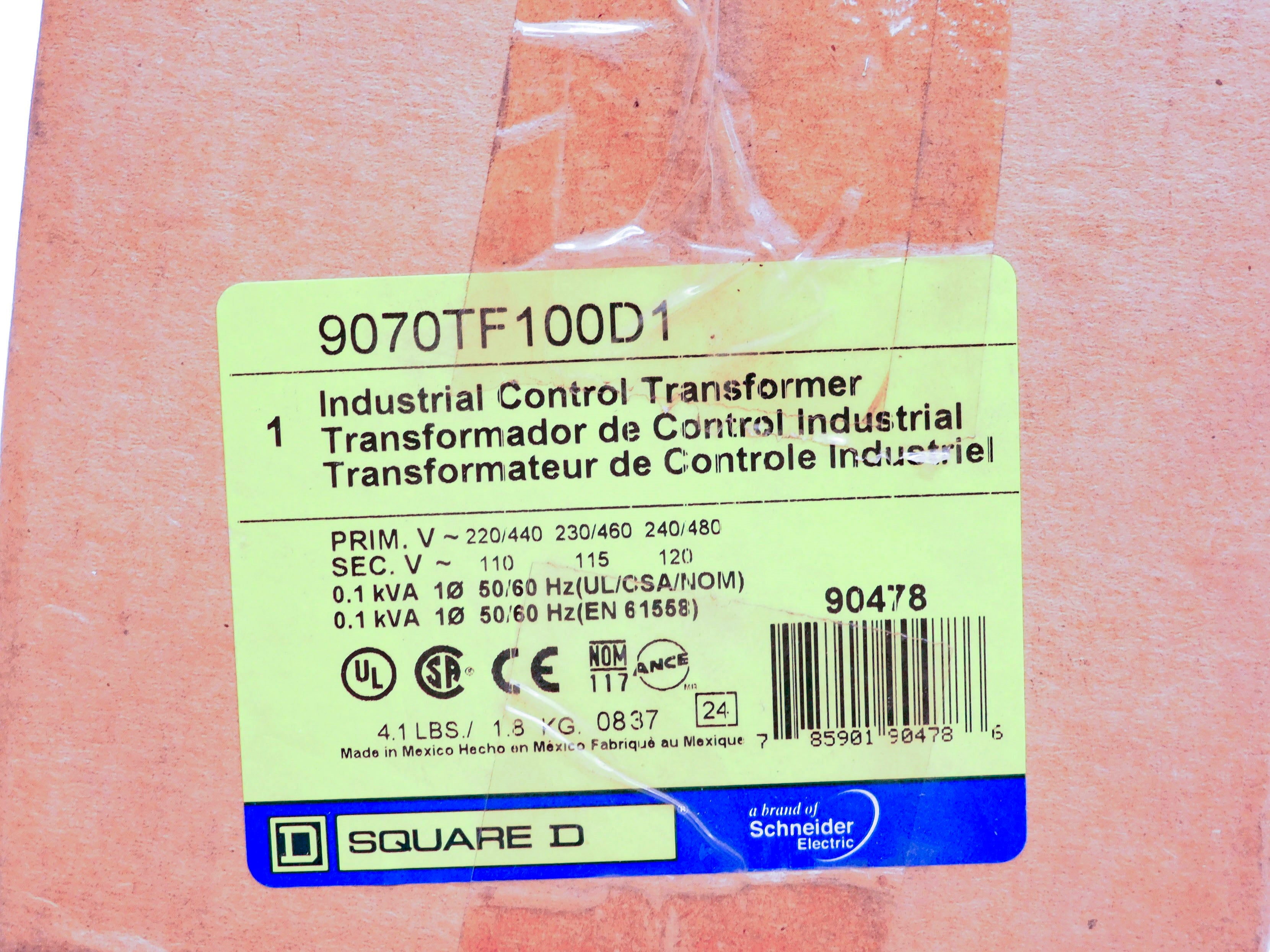 SQUARE D 9070TF100D1 NSMP