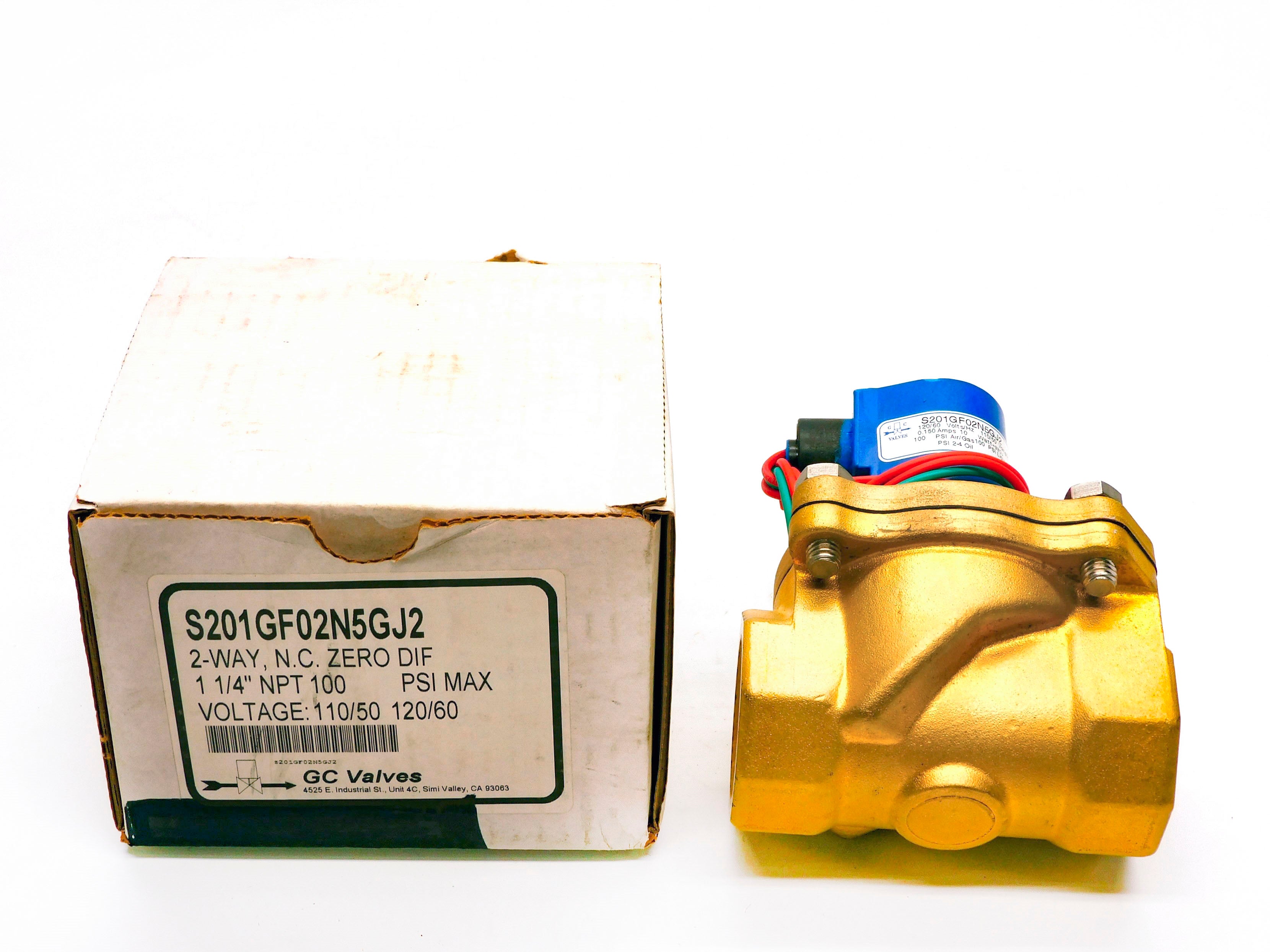 GC VALVES S201GF02N5GJ2 110/50 120/60 NSMP