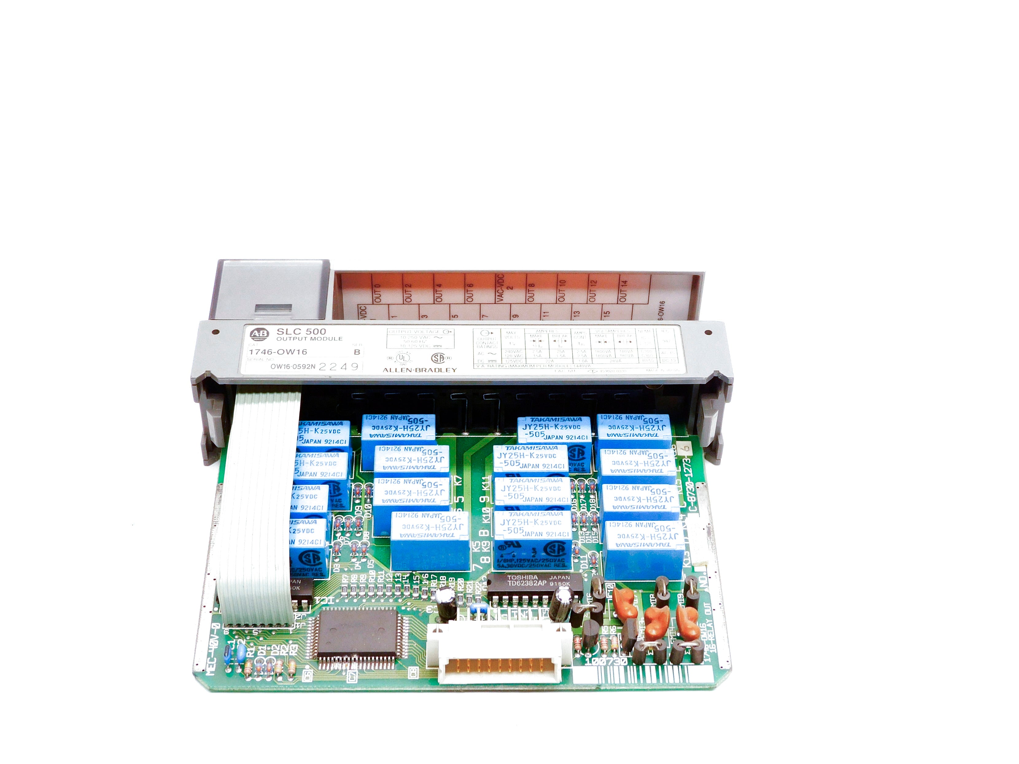 ALLEN BRADLEY 1746-OW16 SER. B 10-250VAC UNMP