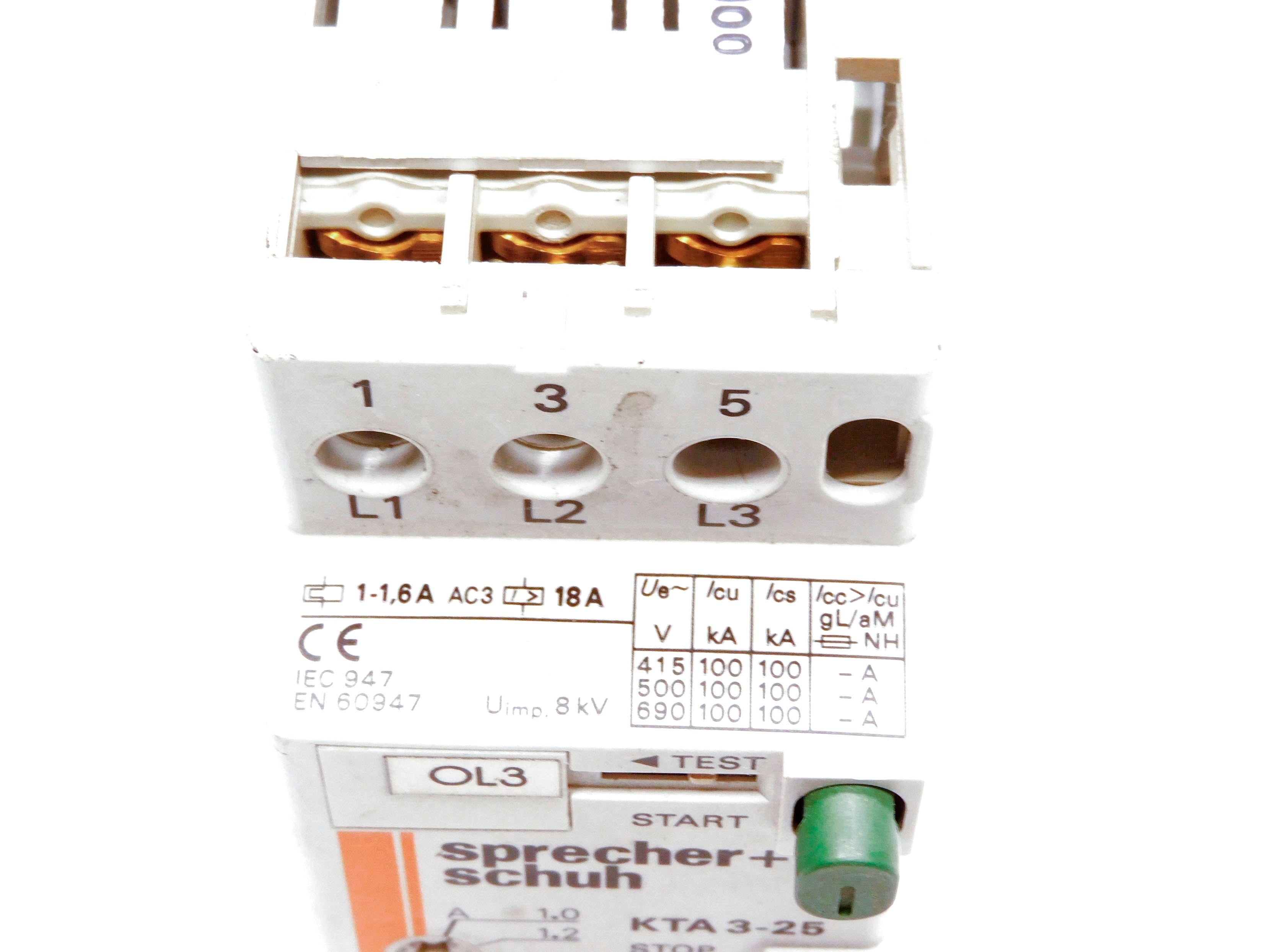 SPRECHER+SCHUH KTA3-25-1.6A 1.0-1.6A UNMP
