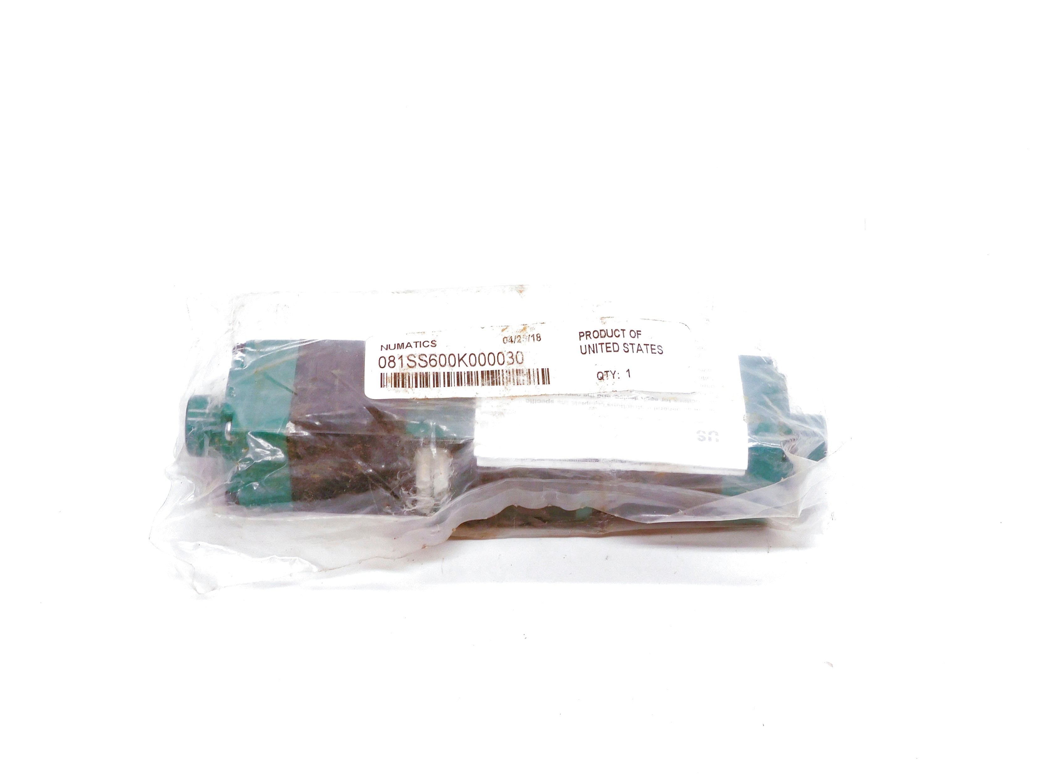 NUMATICS 081SS600K000030 110-120V .15A 150PSI -10-115'F NSMP