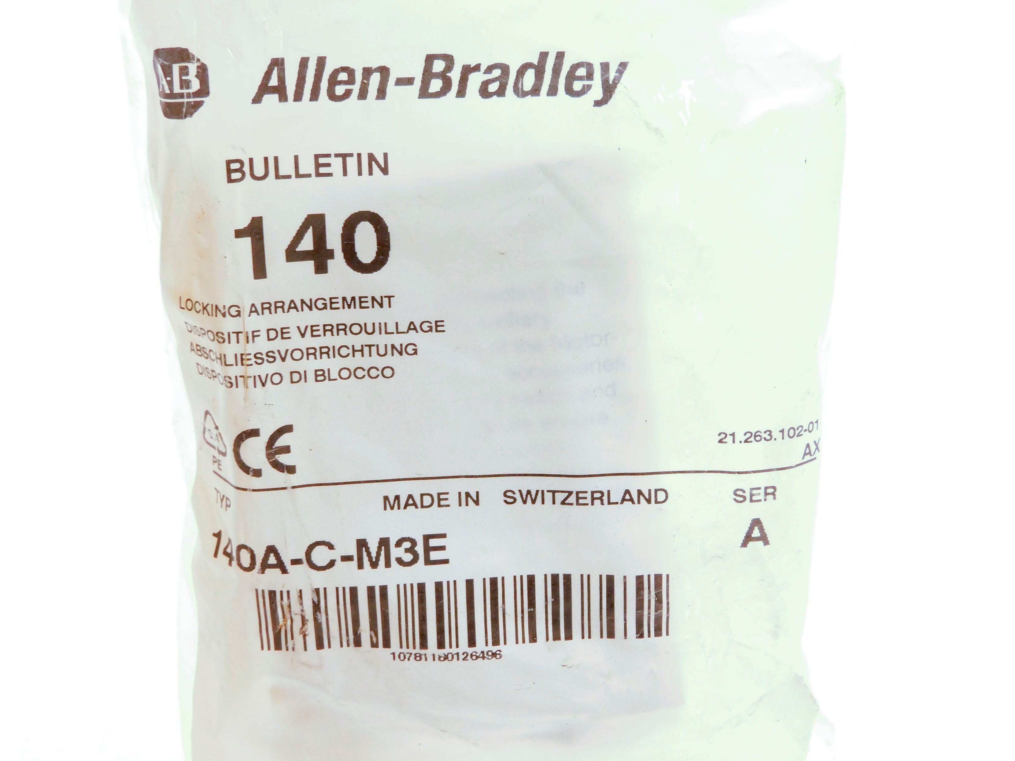 ALLEN BRADLEY 140A-C-M3E SER. A (WH) NSMP