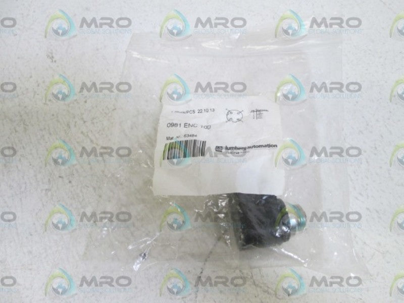 LUMBERG AUTOMATION ADAPTER 0981ENC100 * NEW IN BAG *