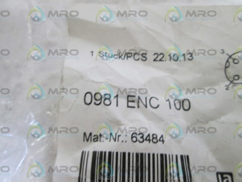 LUMBERG AUTOMATION ADAPTER 0981ENC100 * NEW IN BAG *