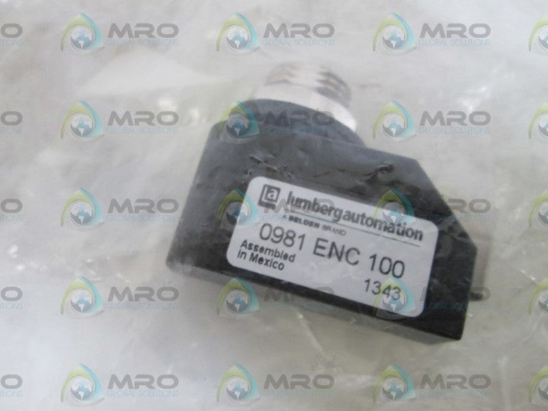 LUMBERG AUTOMATION ADAPTER 0981ENC100 * NEW IN BAG *
