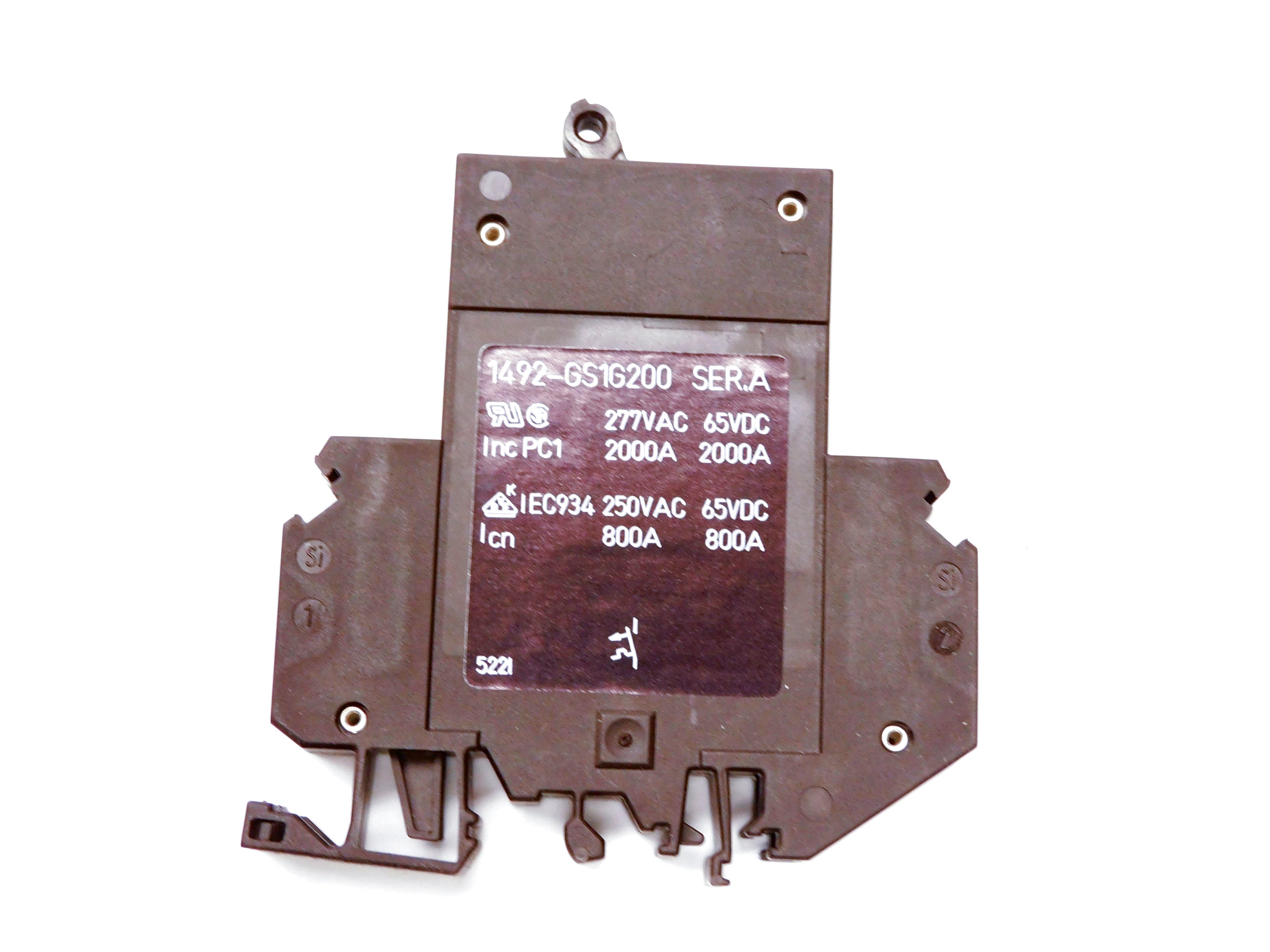 ALLEN BRADLEY 1492-GS1G200 SER. A 277VAC 20A NSMP