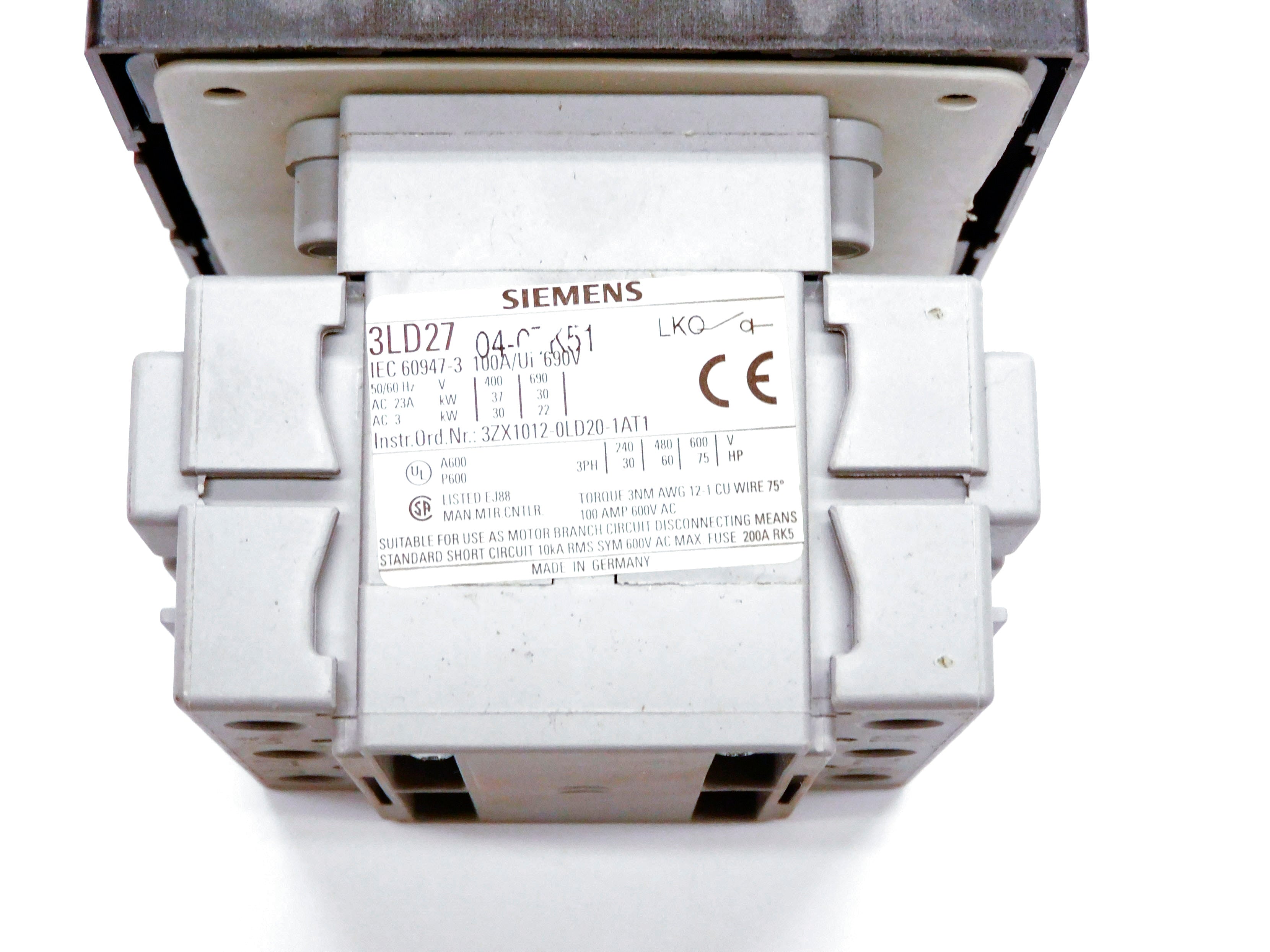 SIEMENS 3LD2704-0TK51 NSMP
