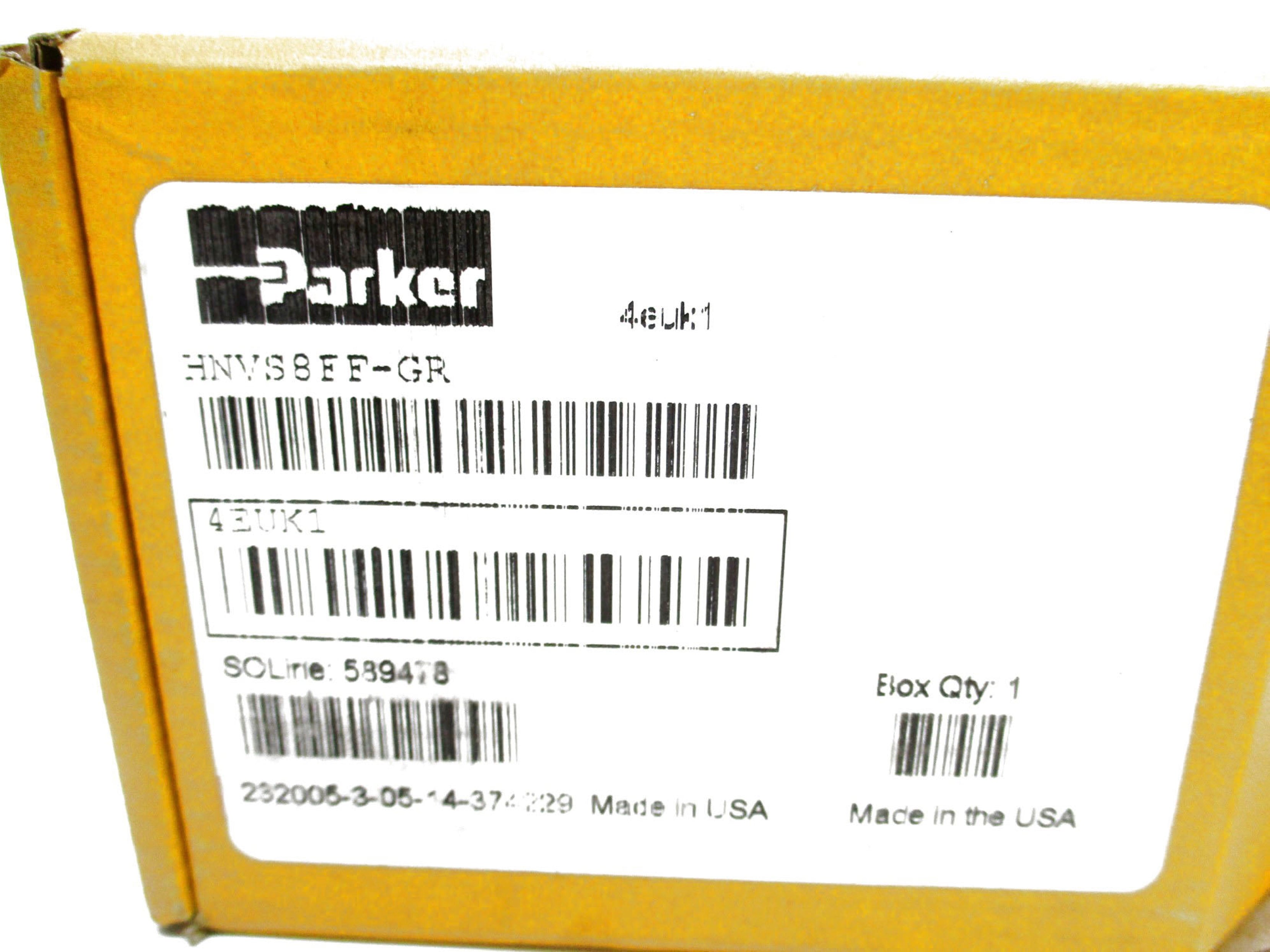 PARKER HNVS8FF-GR NSMP