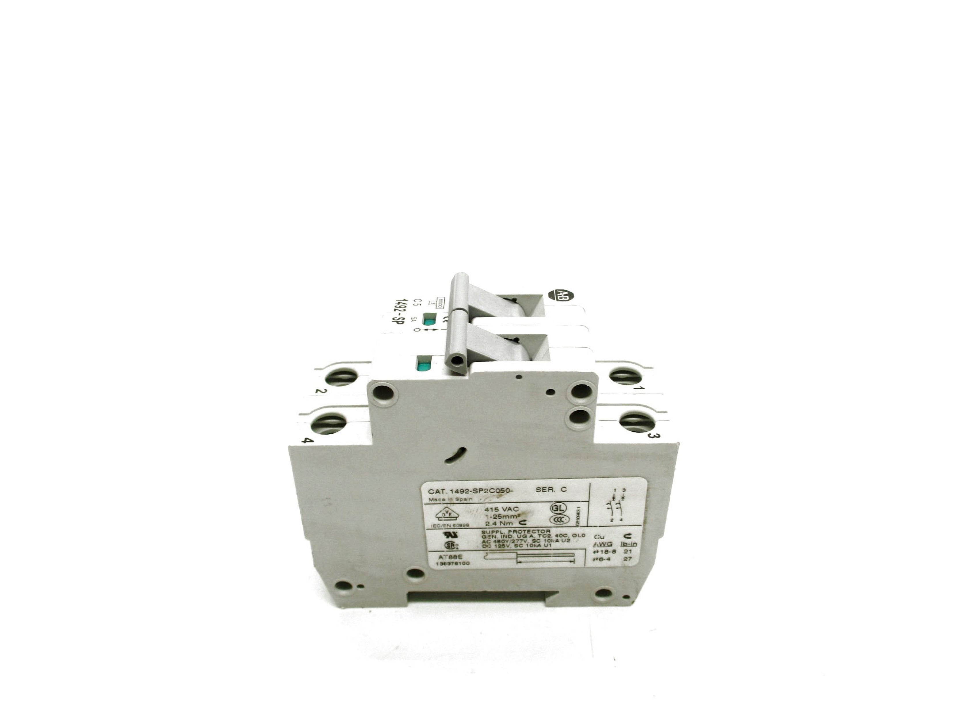 ALLEN BRADLEY 1492-SP2C050 SER. C 5A 415VAC NSNP