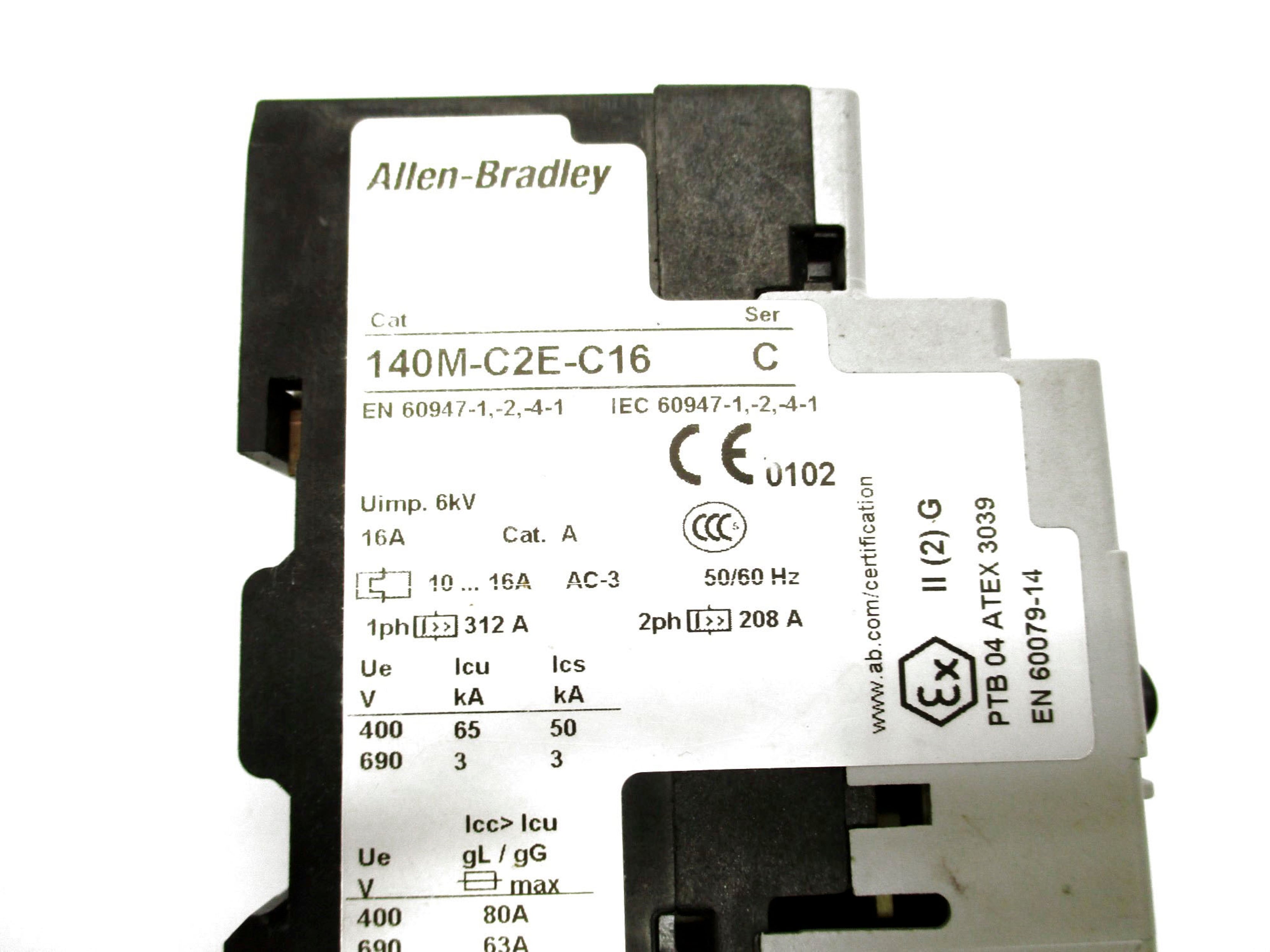 ALLEN BRADLEY 140M-C2E-C16 SER. C 10-16A NSNP