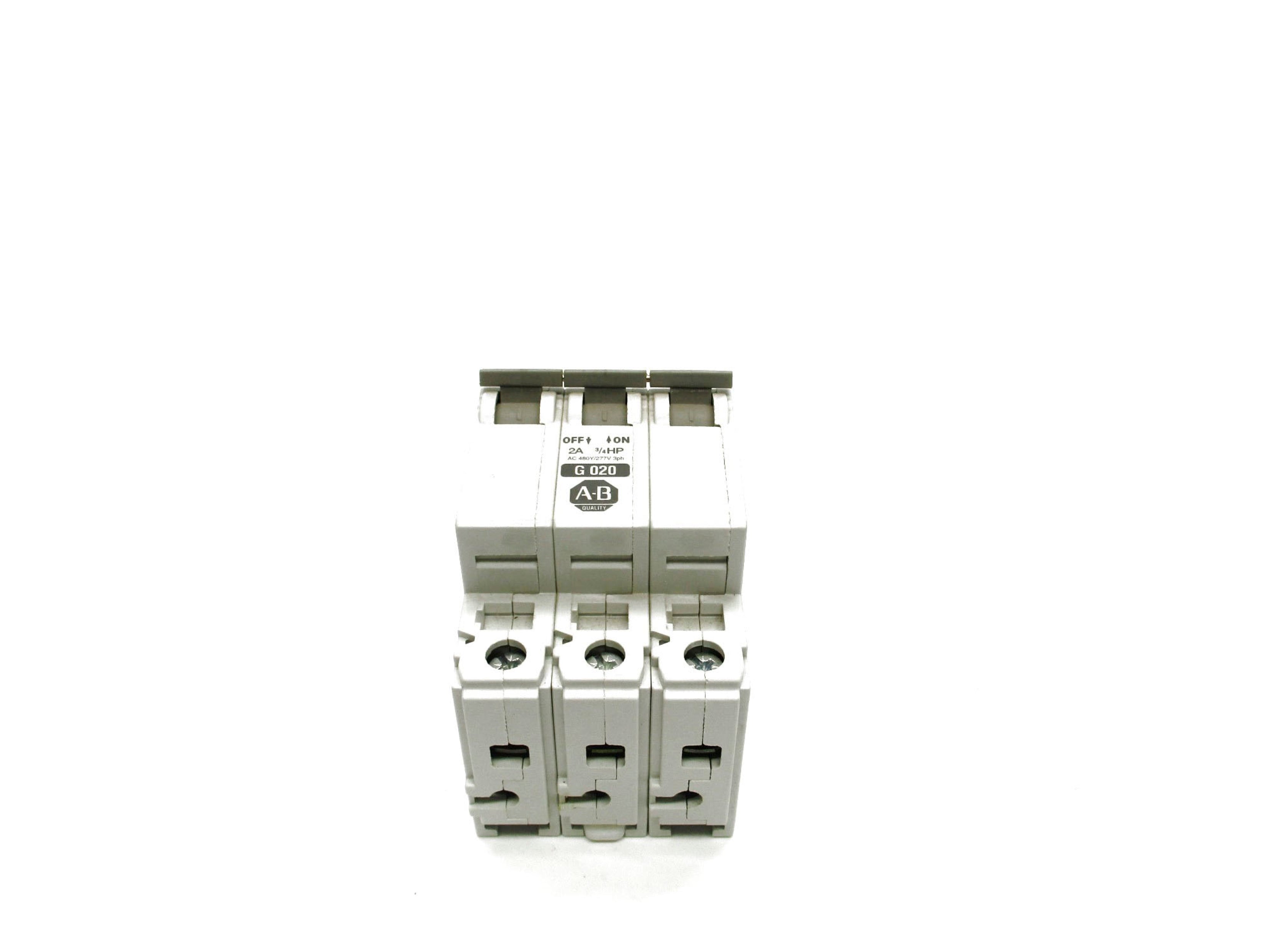 ALLEN BRDLEY 1492-CB3G020 SER. C 2A 480/277V NSNP