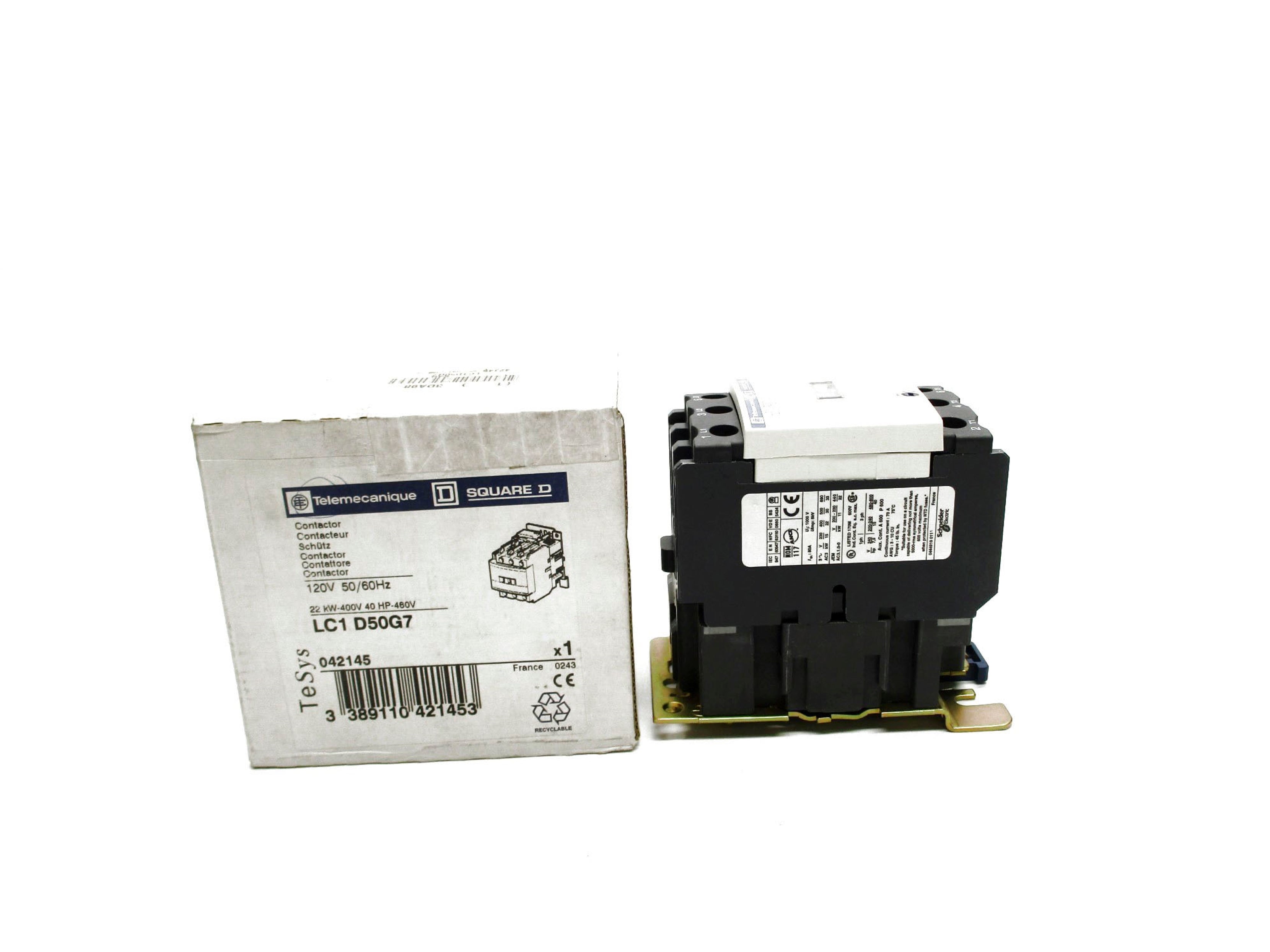TELEMECANIQUE LC1D50G7 120V NSMP