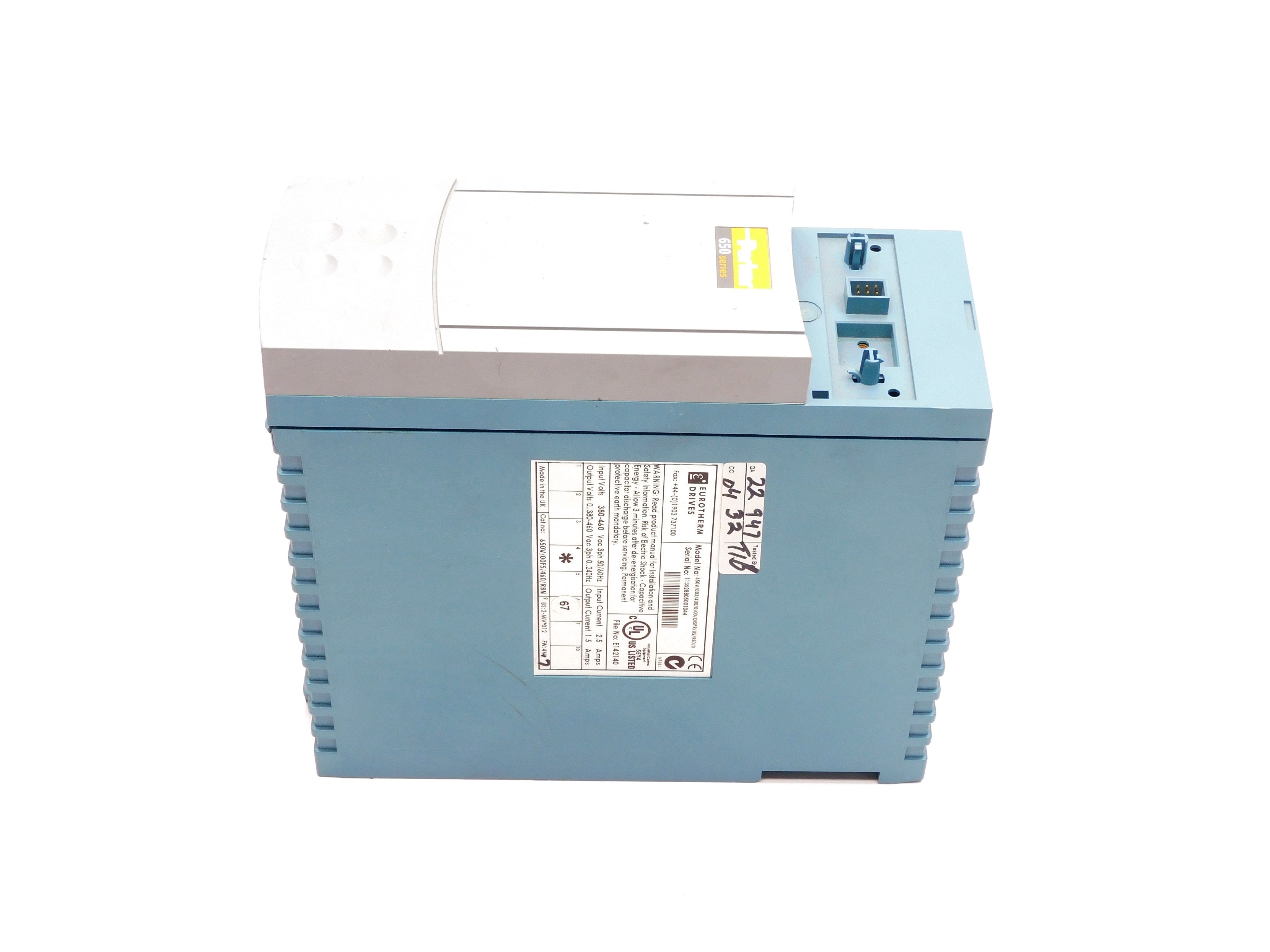 EUROTHERM 650V/003/400/0/00/DISPR/US/RS0/0 F/W 4V UNMP