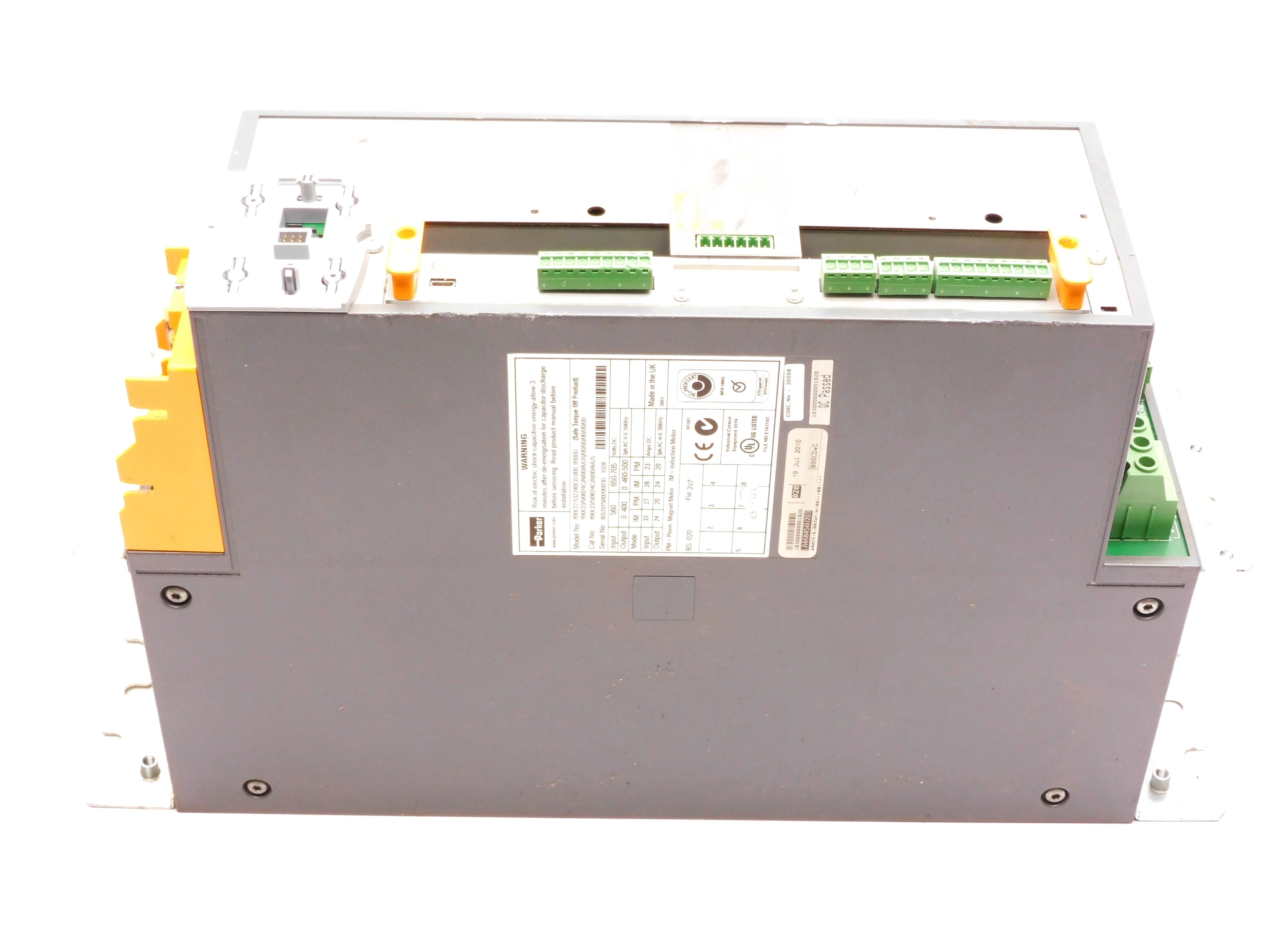 PARKER 890CD/5/0024C/N/00/A/US/00/00/00/00/00 F/W 3V7 UNMP