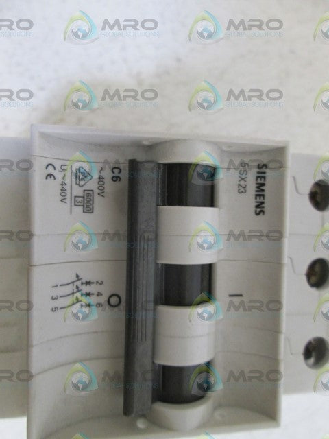 SIEMENS 5SX2306-7 CIRCUIT BREAKER 6A *NEW NO BOX*