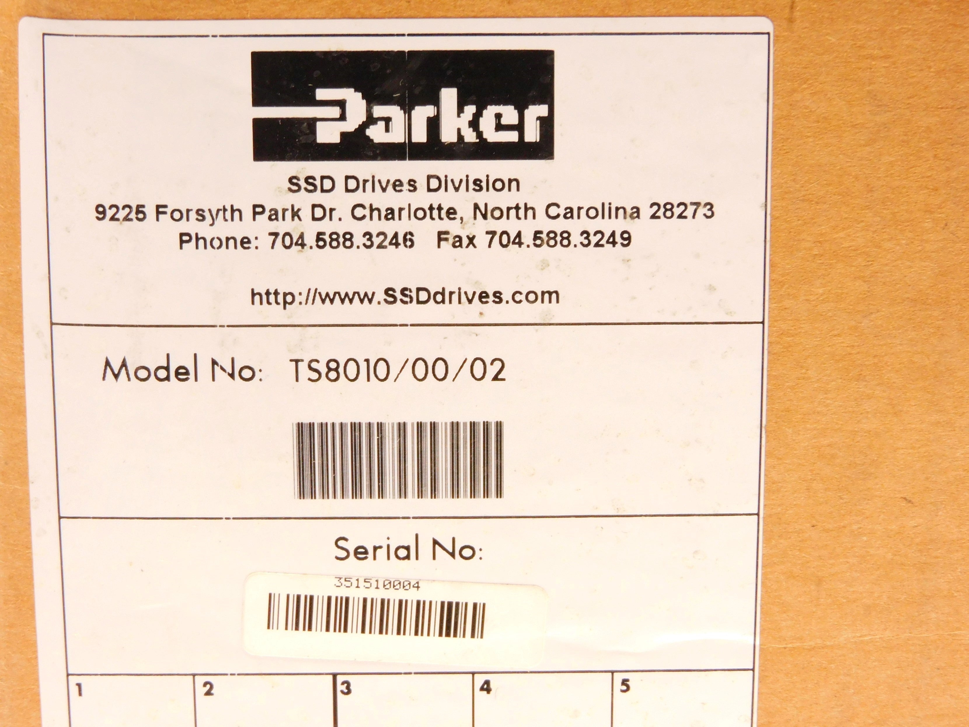 PARKER TS8010/00/02 NSMP