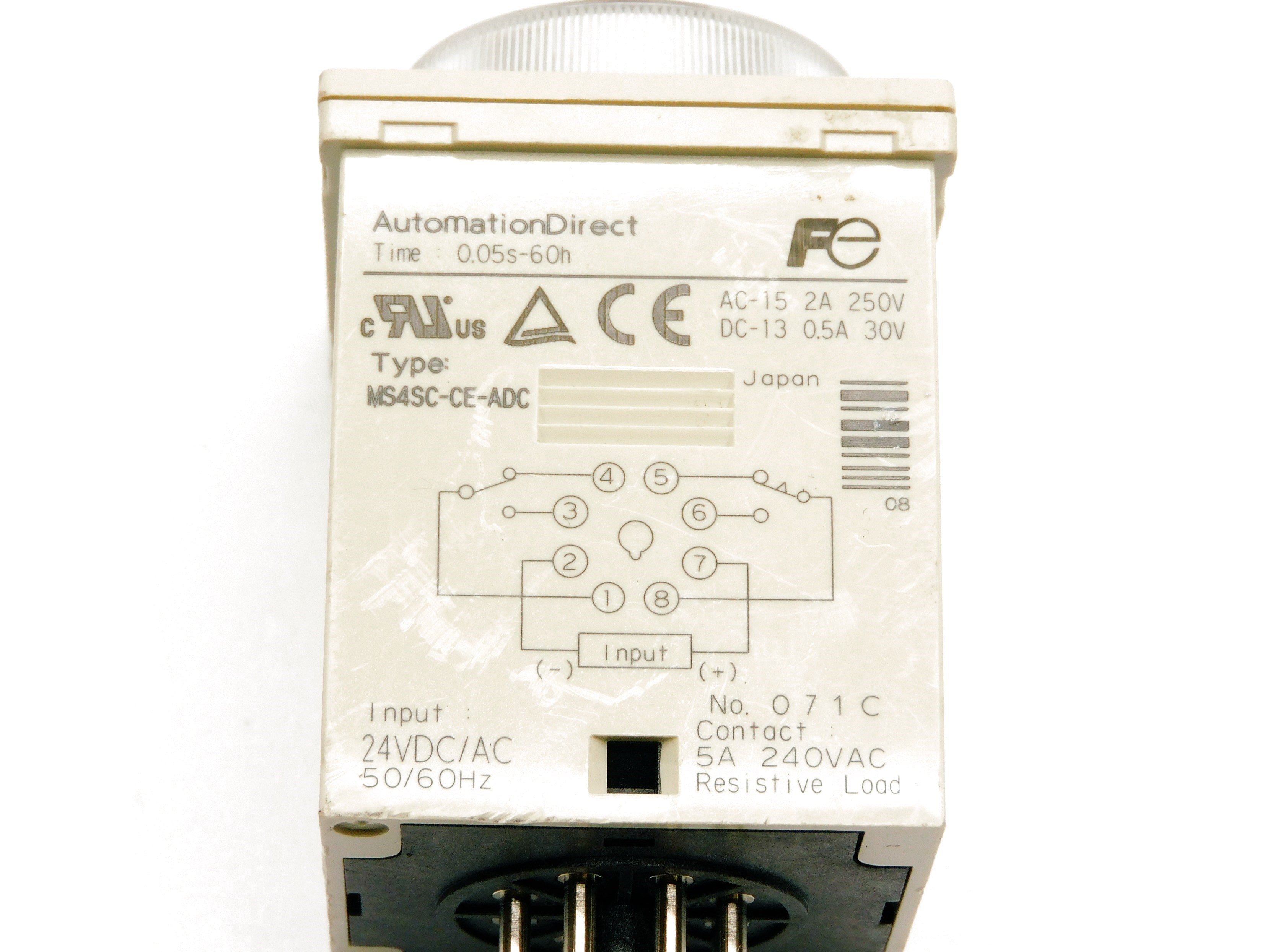 AUTOMATION DIRECT MS4SC-CE-ADC 24VDC/AC 2A NSNP