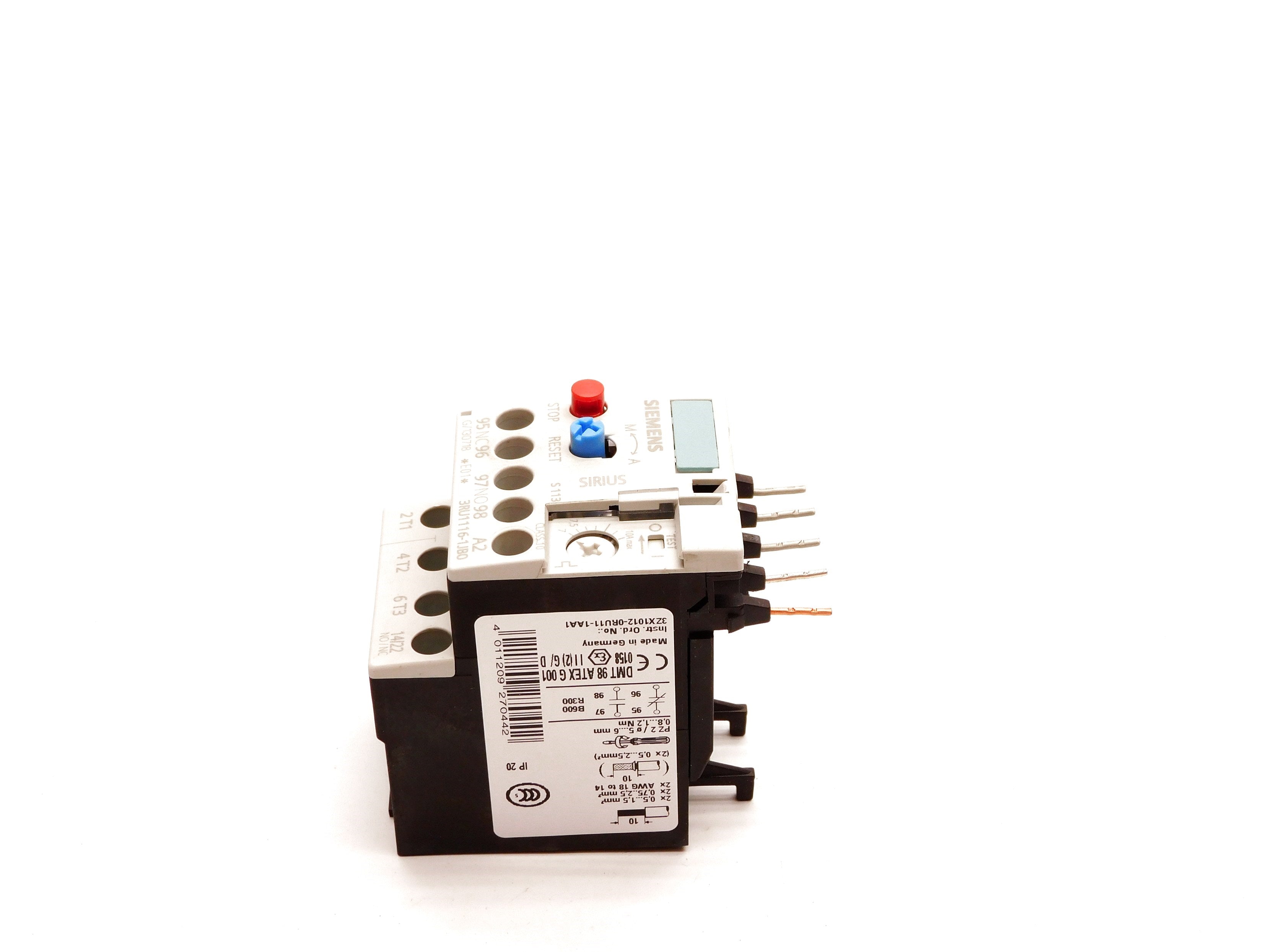 SIEMENS 3RU1116-1JB0 600VAC 7-10A UNMP