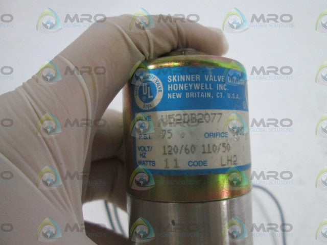 SKINNER VALVE 75PSI 120/110V V52DB2077 *NEW NO BOX*