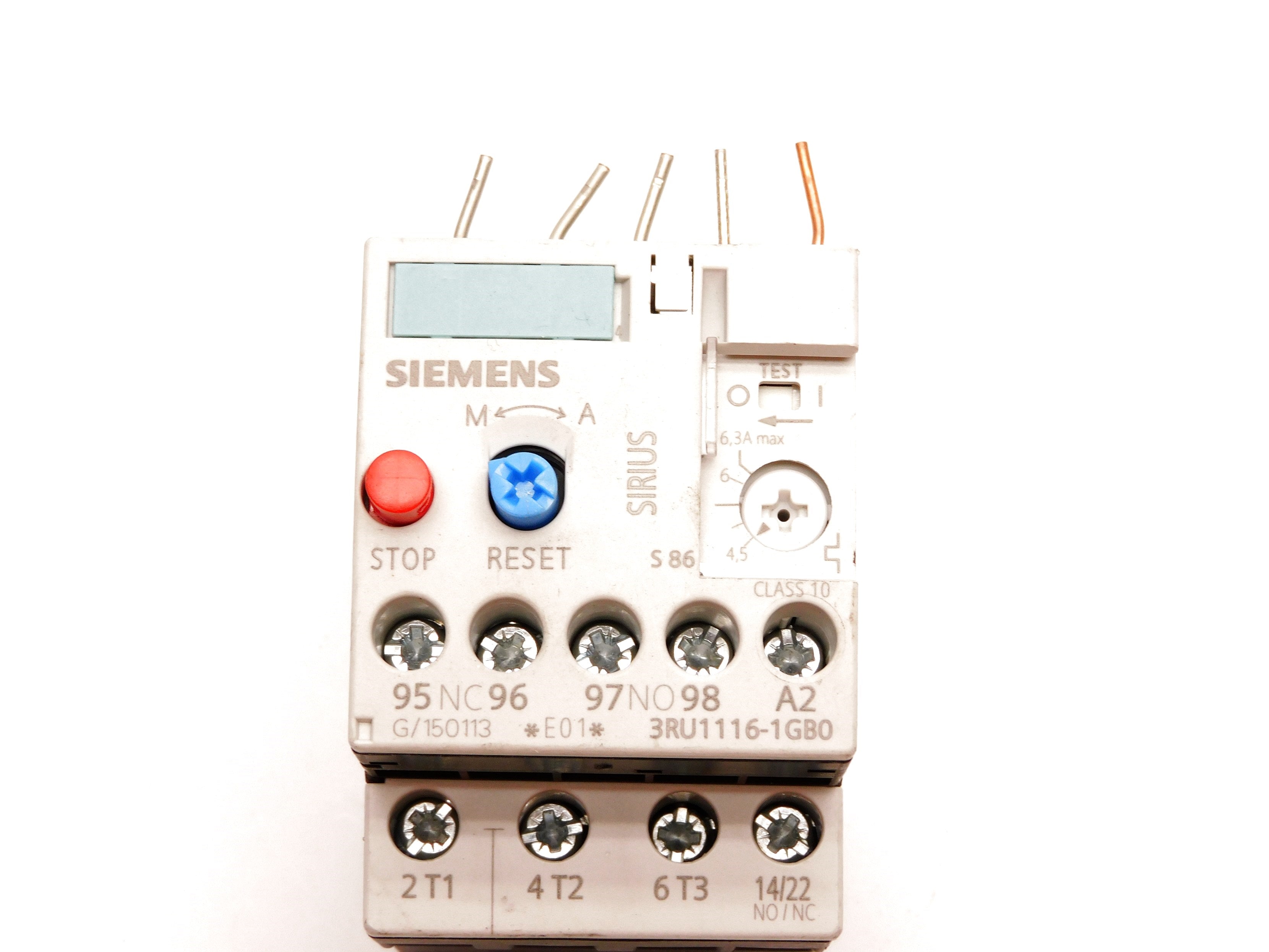 SIEMENS 3RU1116-1GB0 690V 4.5-6.3A UNMP