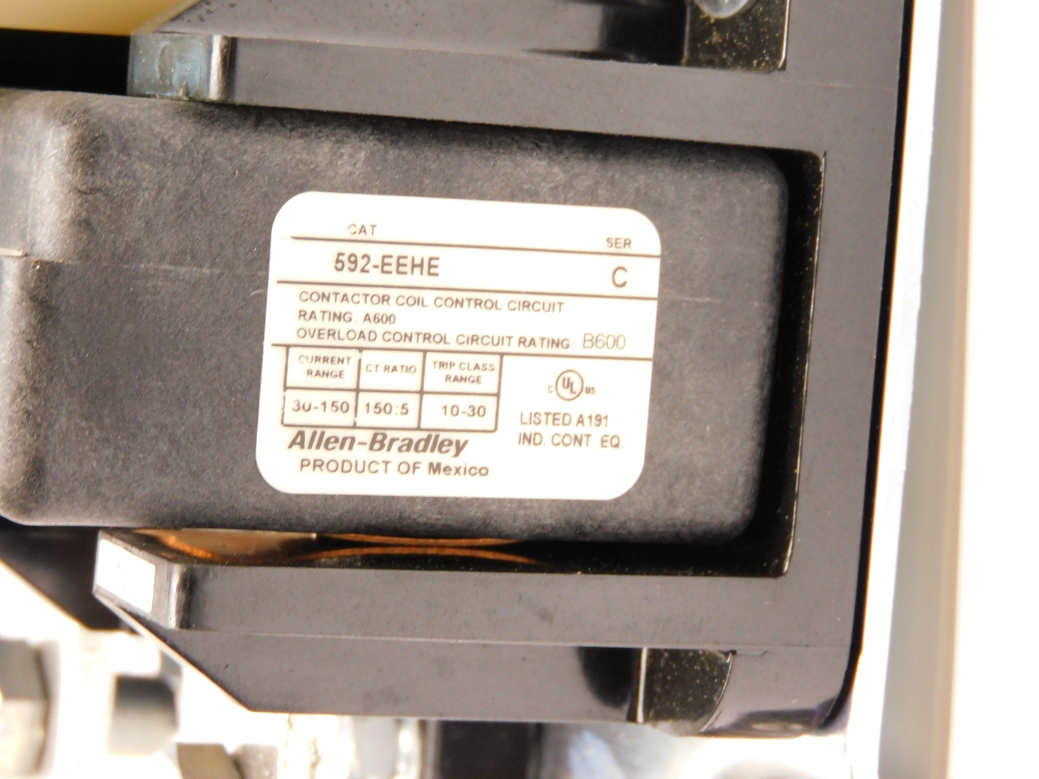 ALLEN BRADLEY 592-EEHE SER. C 30-150A NSNP
