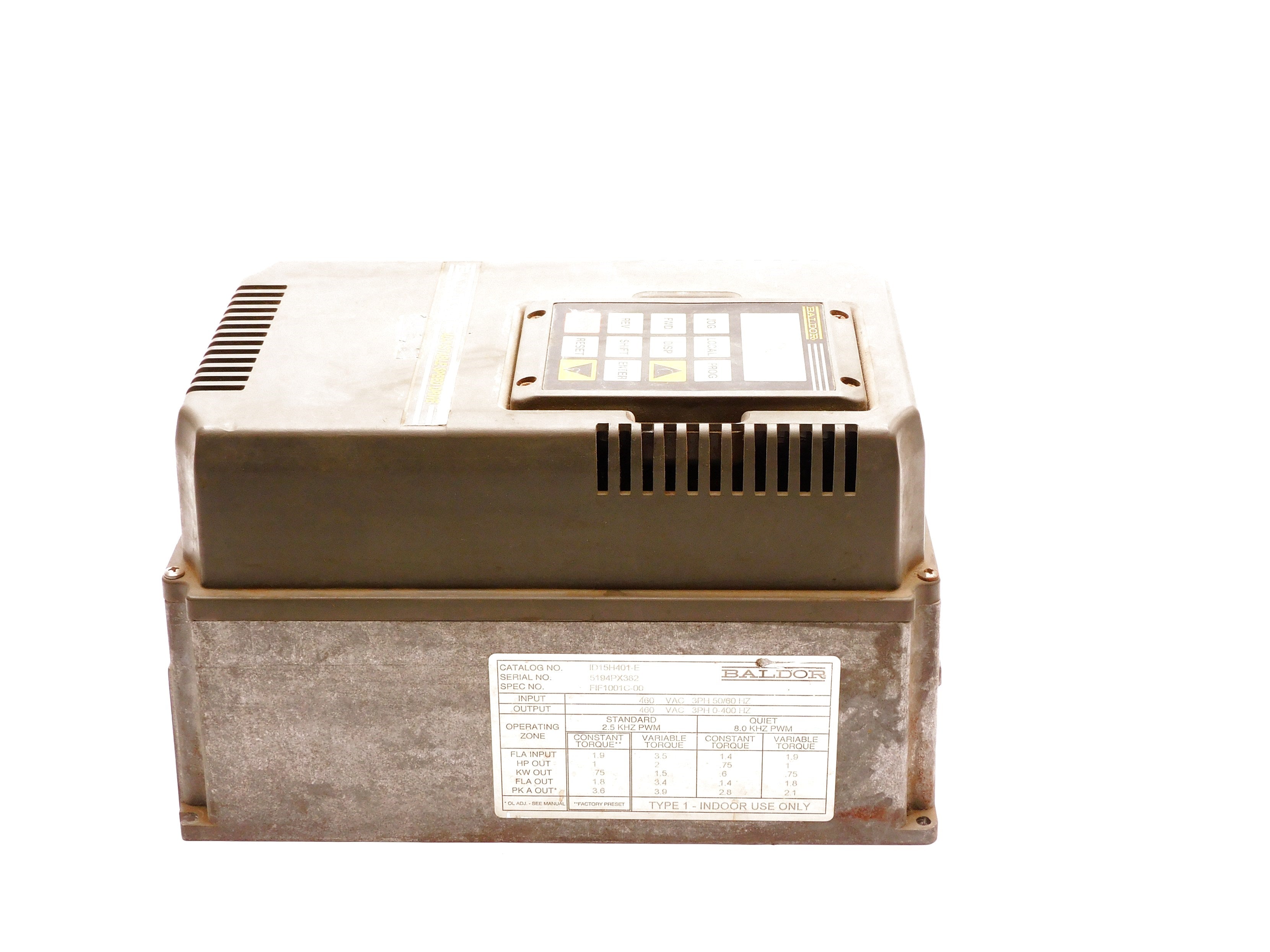 BALDOR ID15H401-E  UNMP