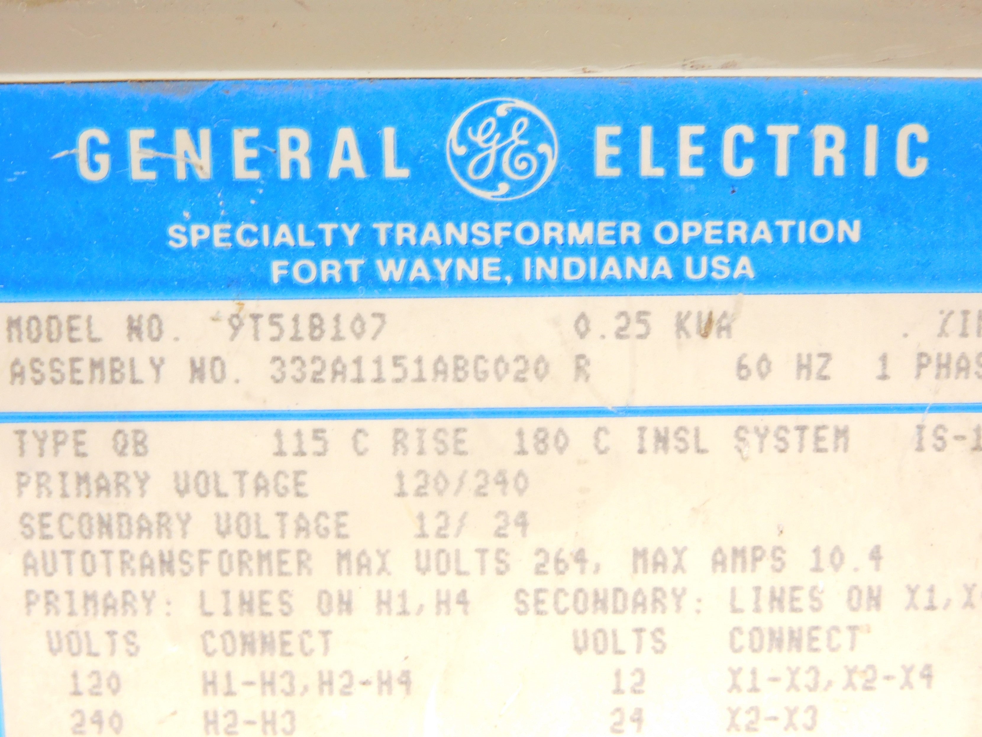 GENERAL ELECTRIC 9T51B107 NSNP