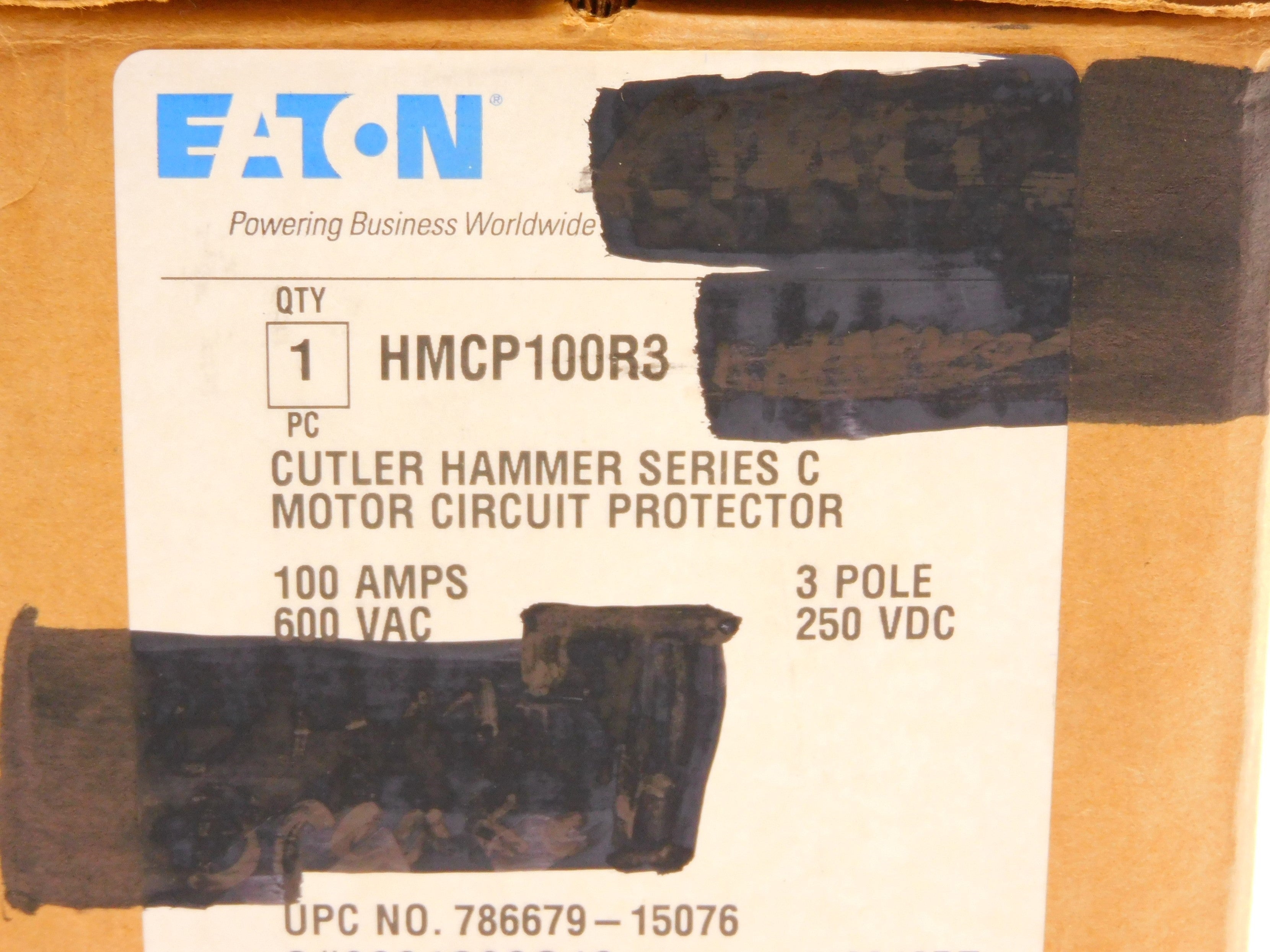 EATON HMCP100R3 SER. C 100A 600VAC (GREY) NSMP