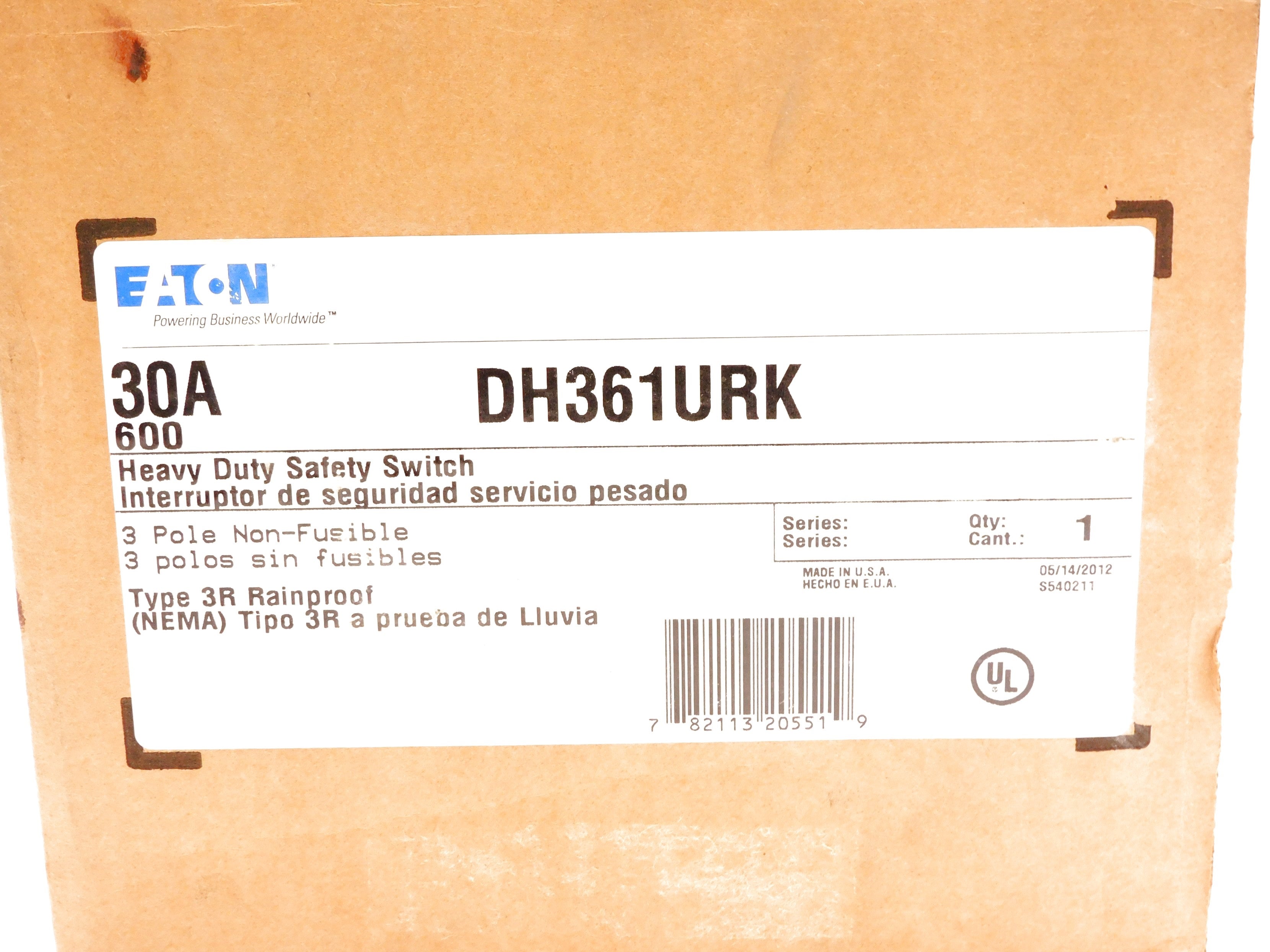 EATON DH361URK NSMP