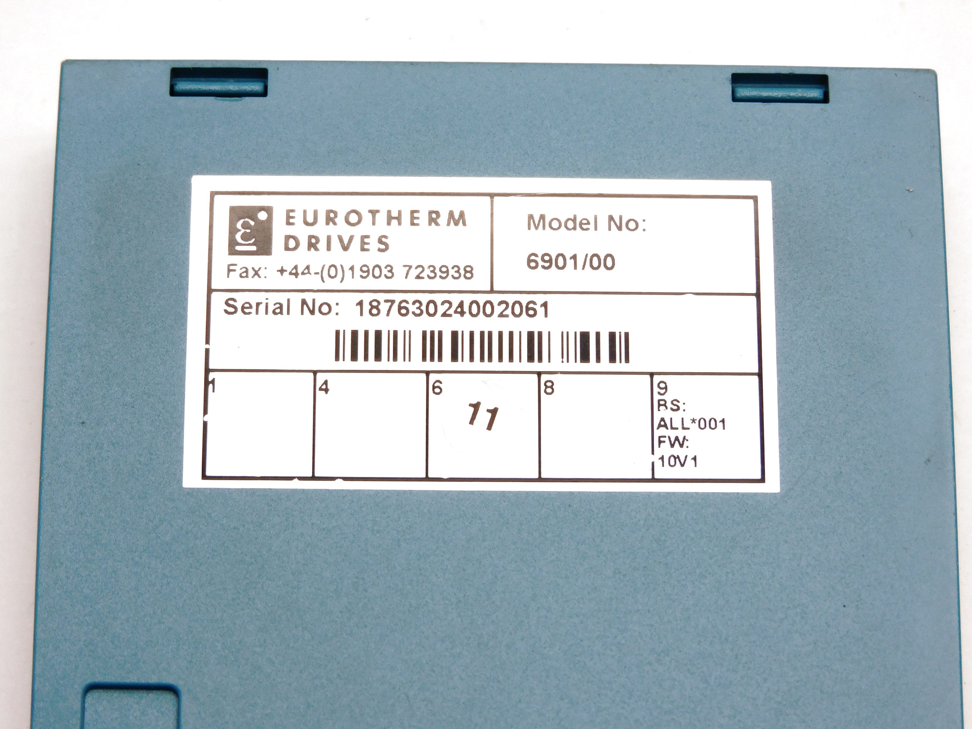 EUROTHERM 6901/00 F/W 10V1 UNMP