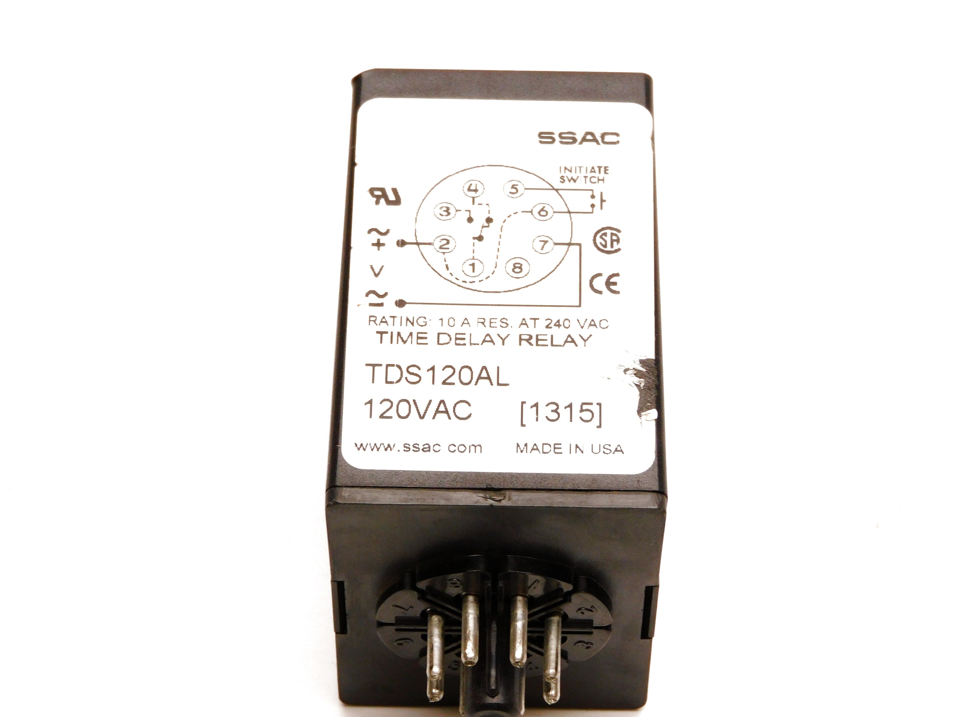 SSAC TDS120AL 120VAC 10A UNMP