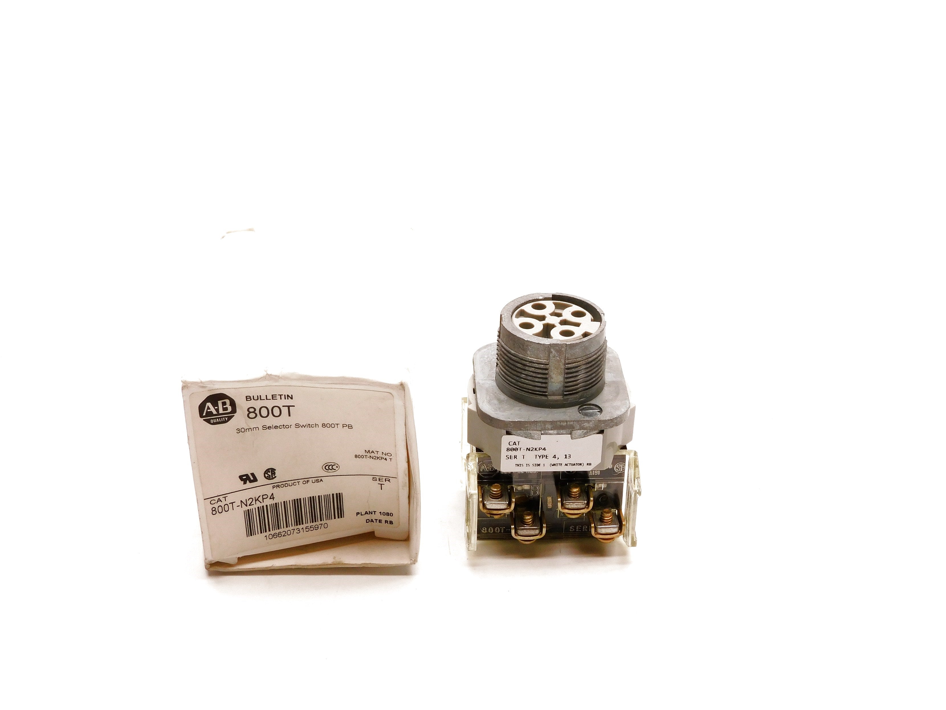 ALLEN BRADLEY 800T-N2KP4 SER. T (AS PICTURED) (WH) NSMP