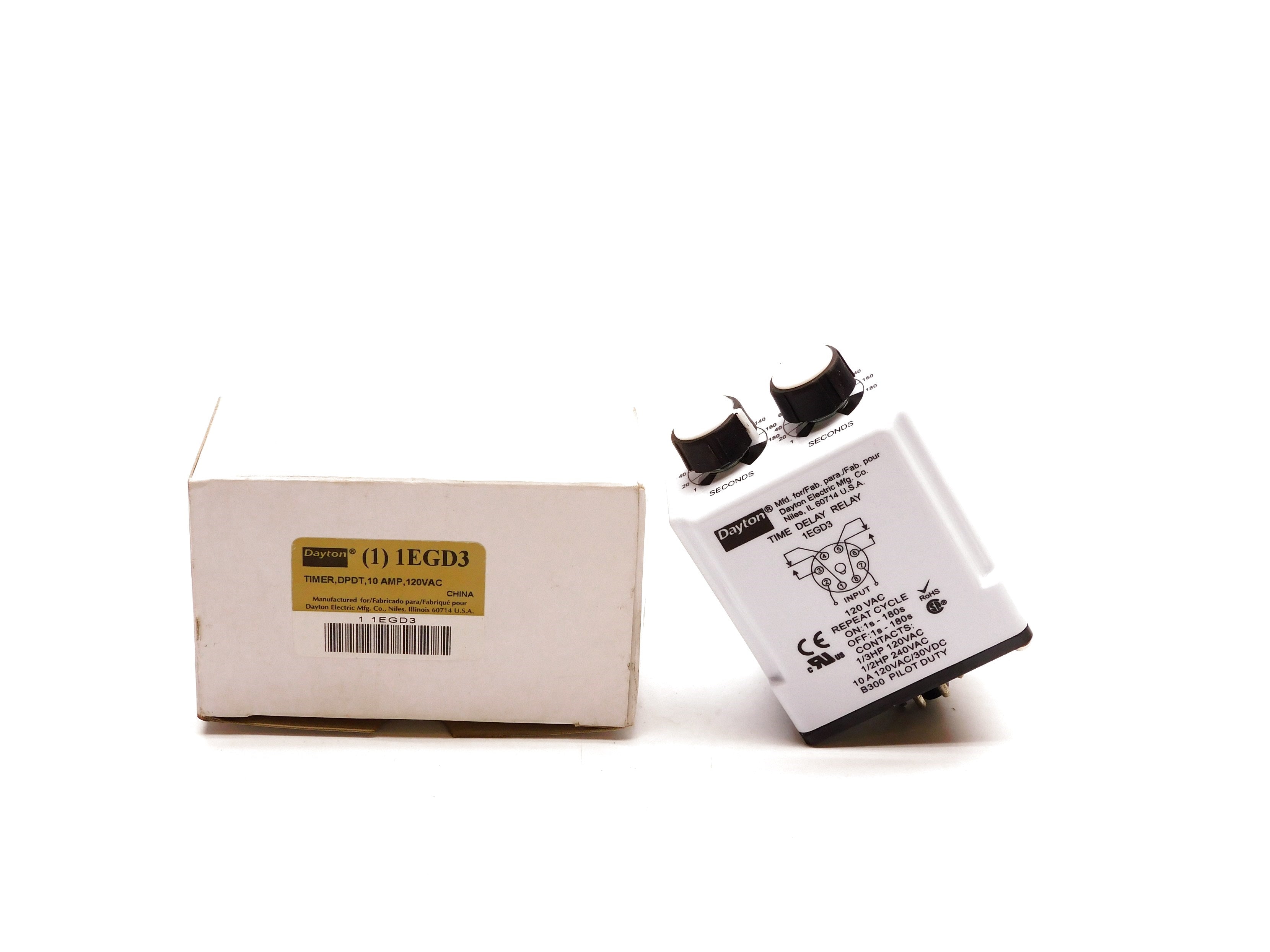 DAYTON 1EGD3 120VAC 10A NSMP