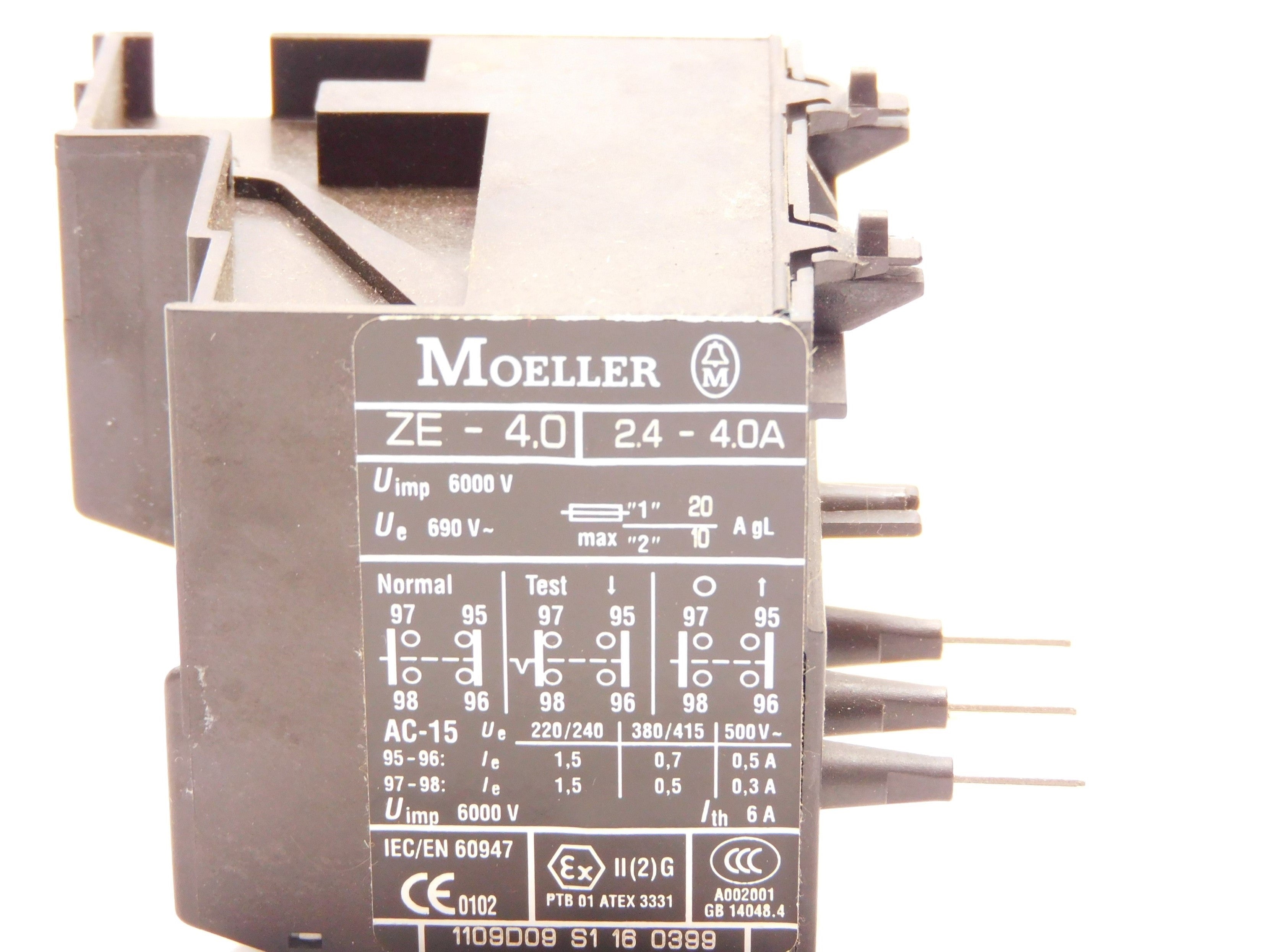 KLOCKNER MOELLER ZE-4 690V 2.4-4.0A NSMP