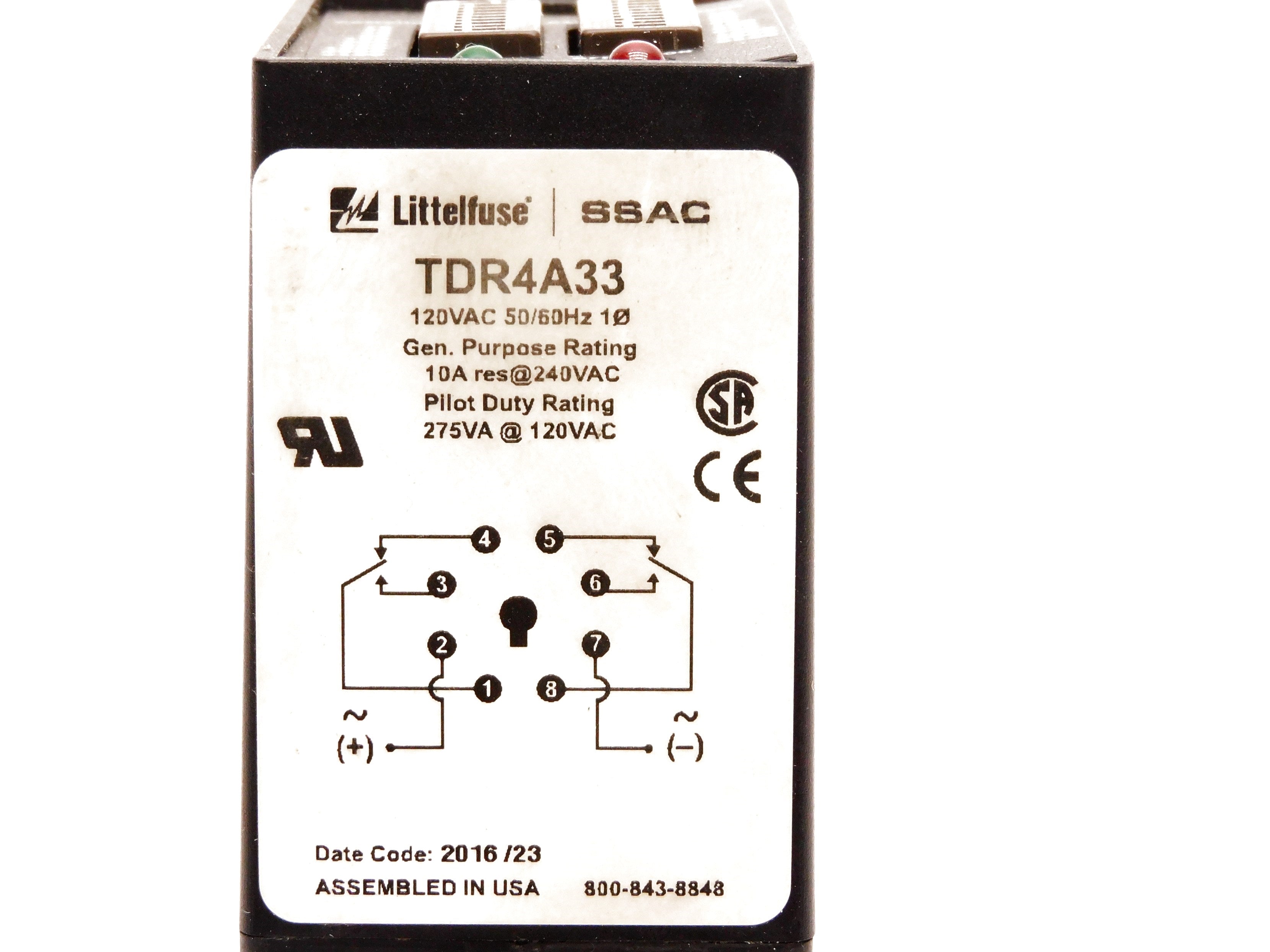 LITTELFUSE TDR4A33 120VAC 10A UNMP