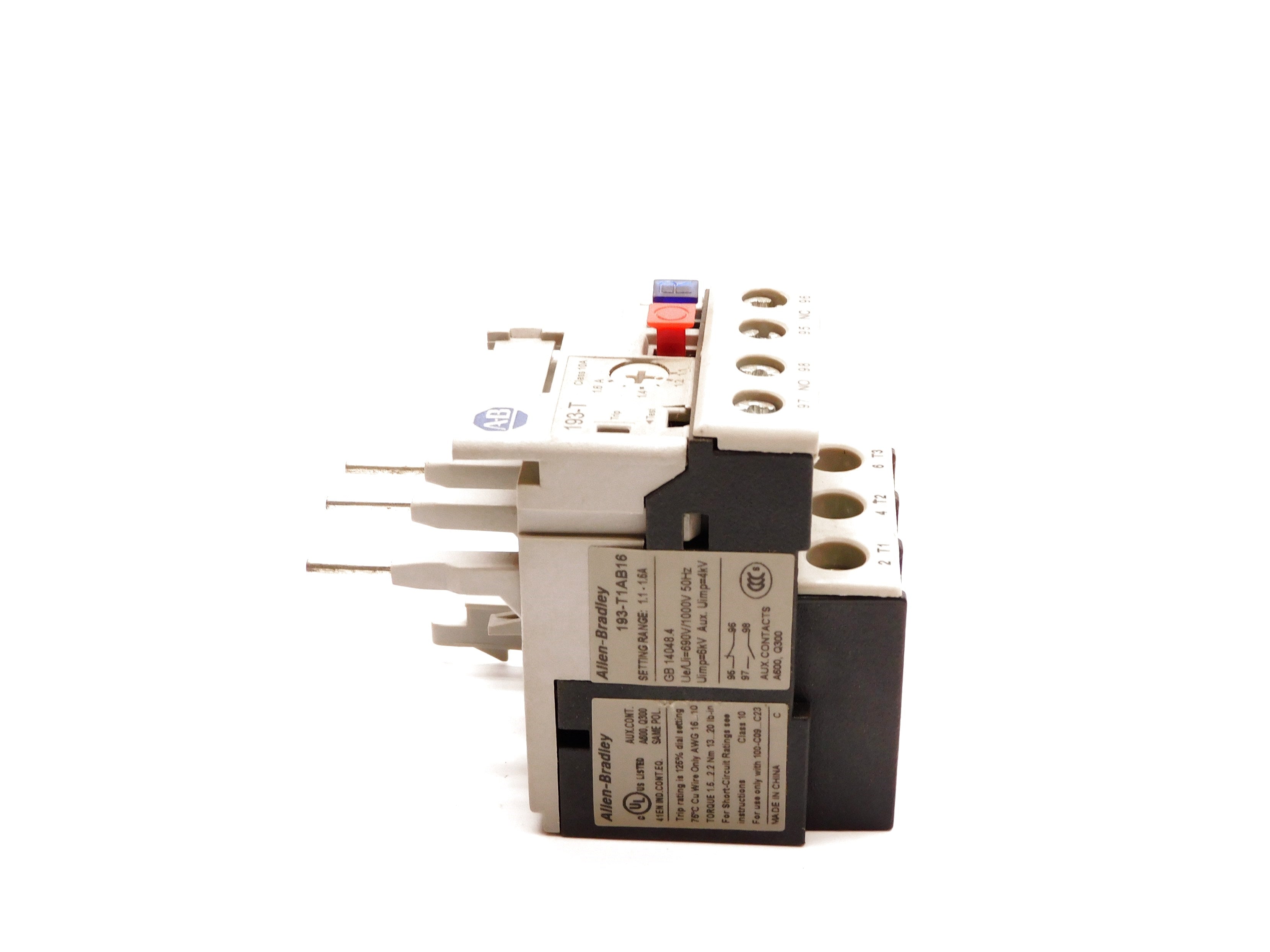 ALLEN BRADLEY 193-T1AB16 SER. A 690V 1.1-1.6A UNMP