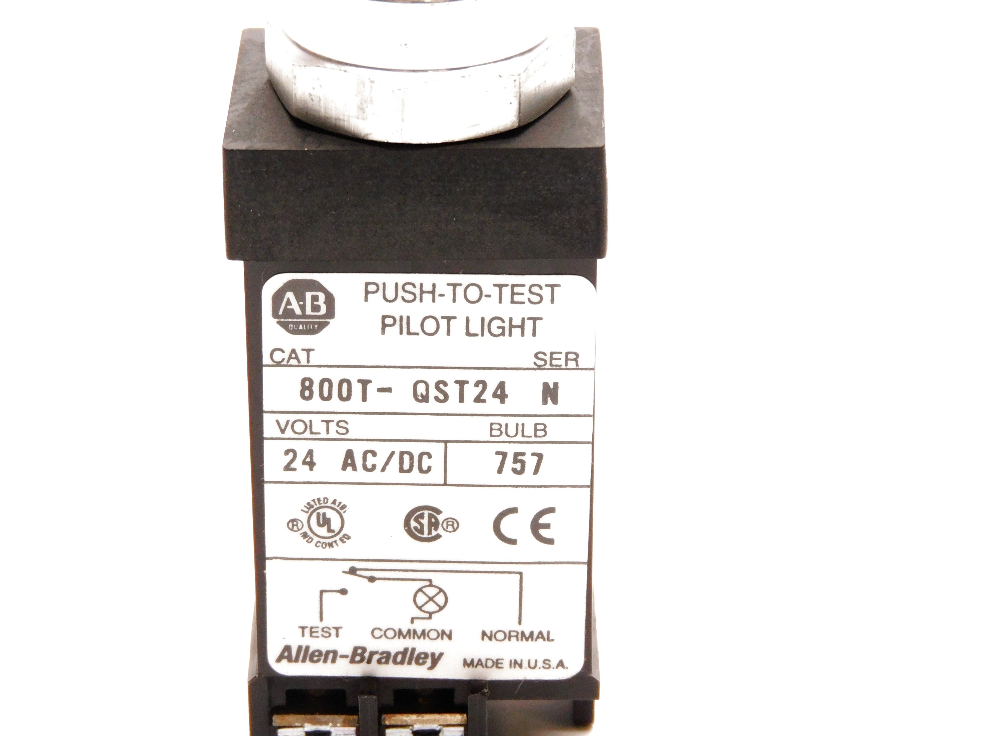 INDUSTRIAL SPARE PART 800T-QST24R SER. N 24VAC/DC (WH) NSMP
