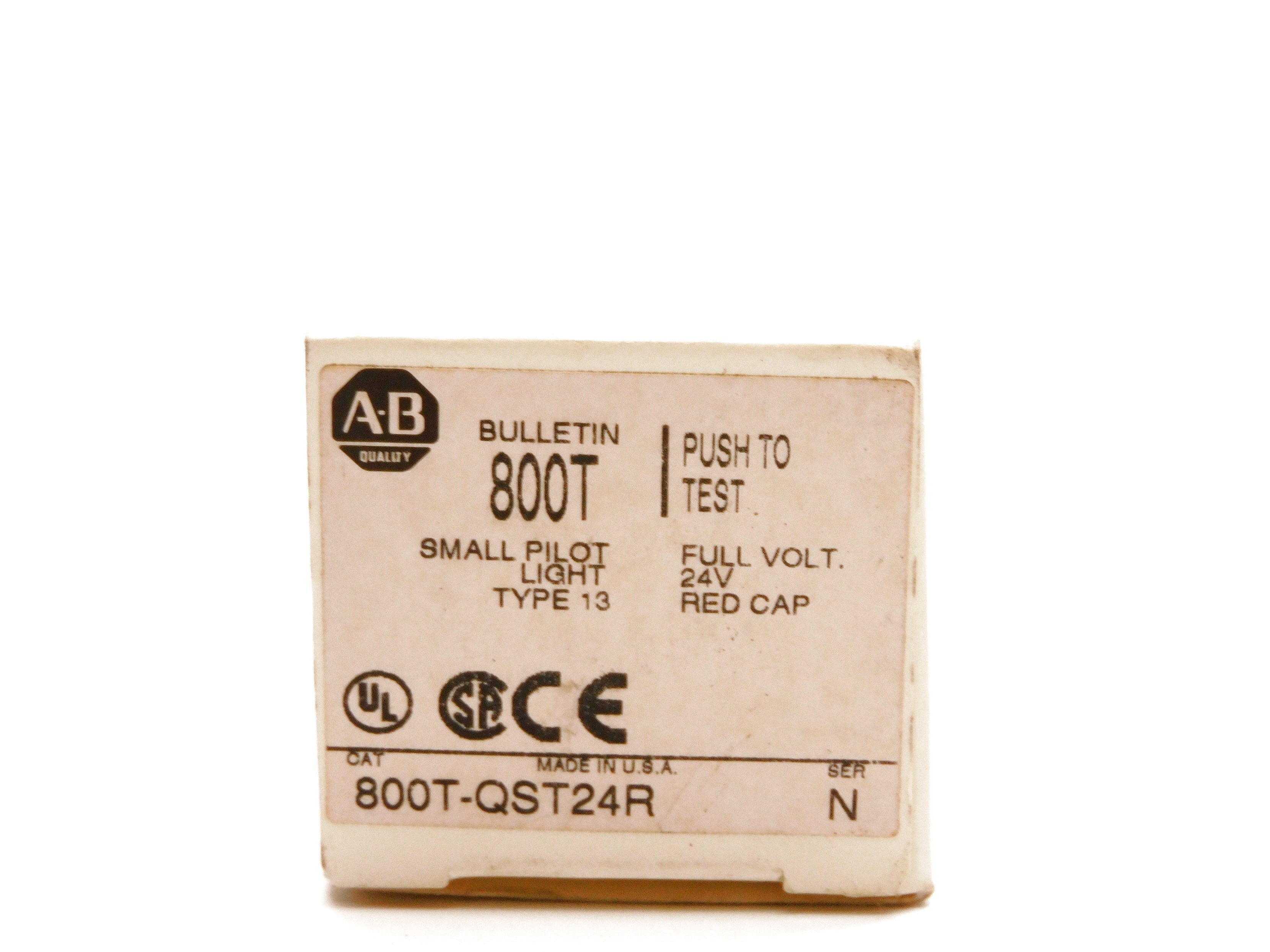 INDUSTRIAL SPARE PART 800T-QST24R SER. N 24VAC/DC (WH) NSMP