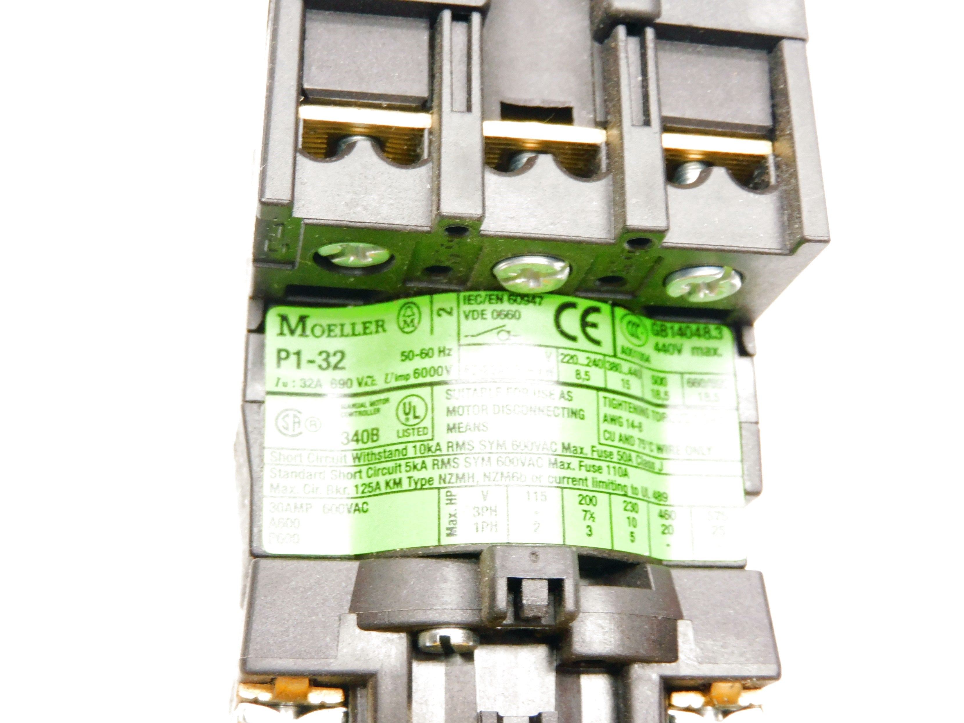 KLOCKNER MOELLER P1-32/V/SVB 690VAC 32A NSMP