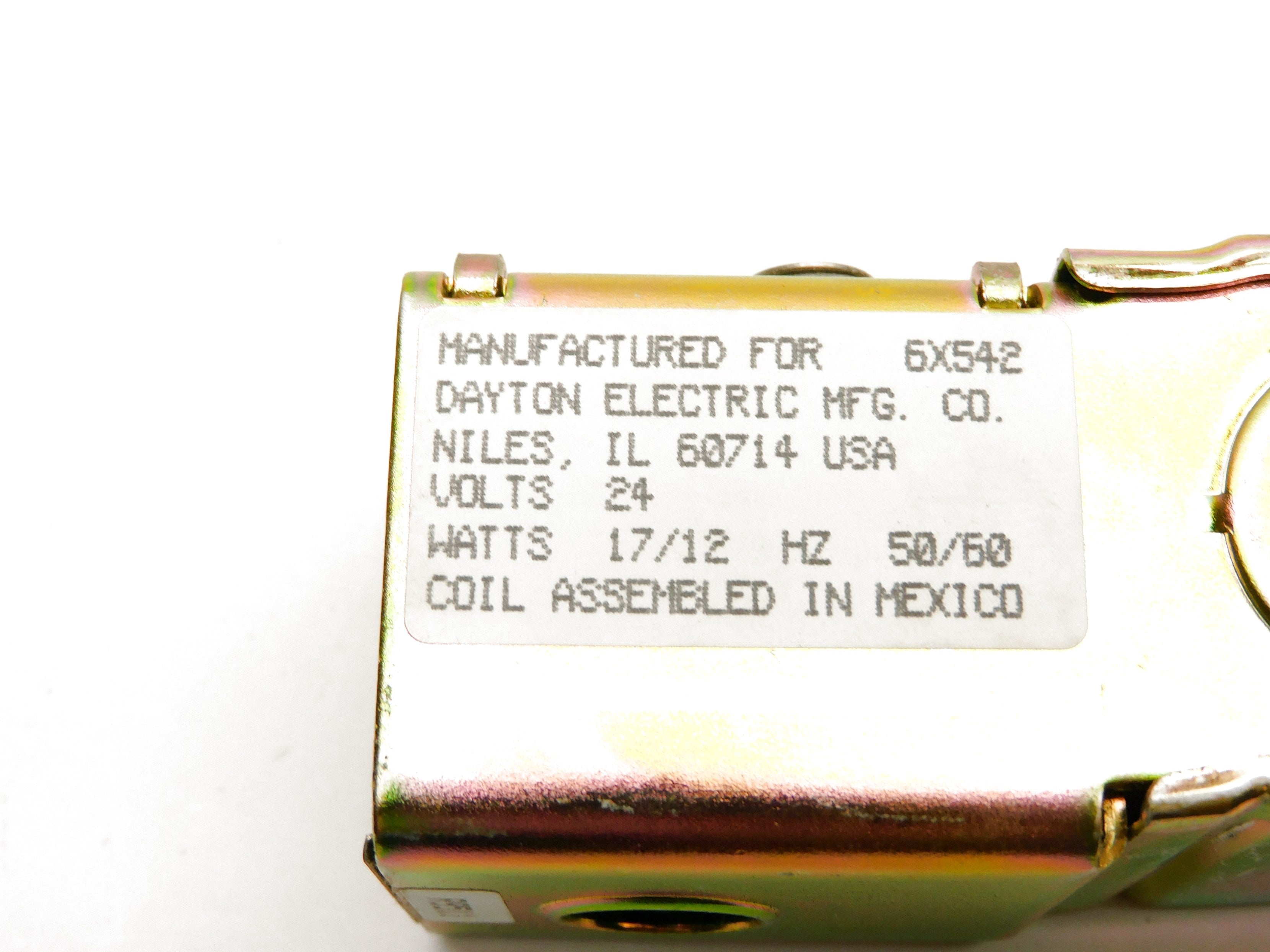 DAYTON 6X542 24VAC NSMP