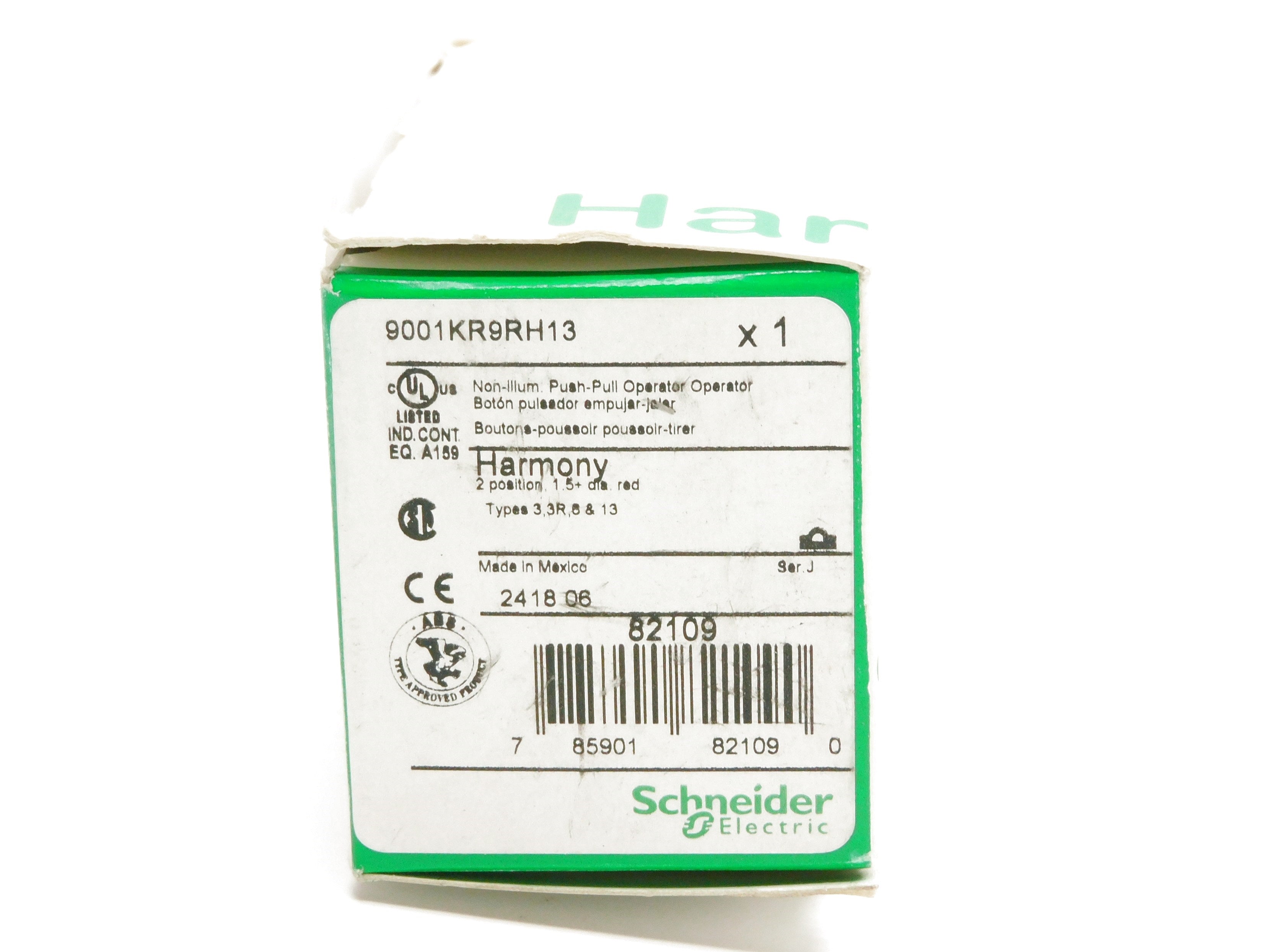 SCHNEIDER ELECTRIC 9001KR9RH13 SER. J NSMP