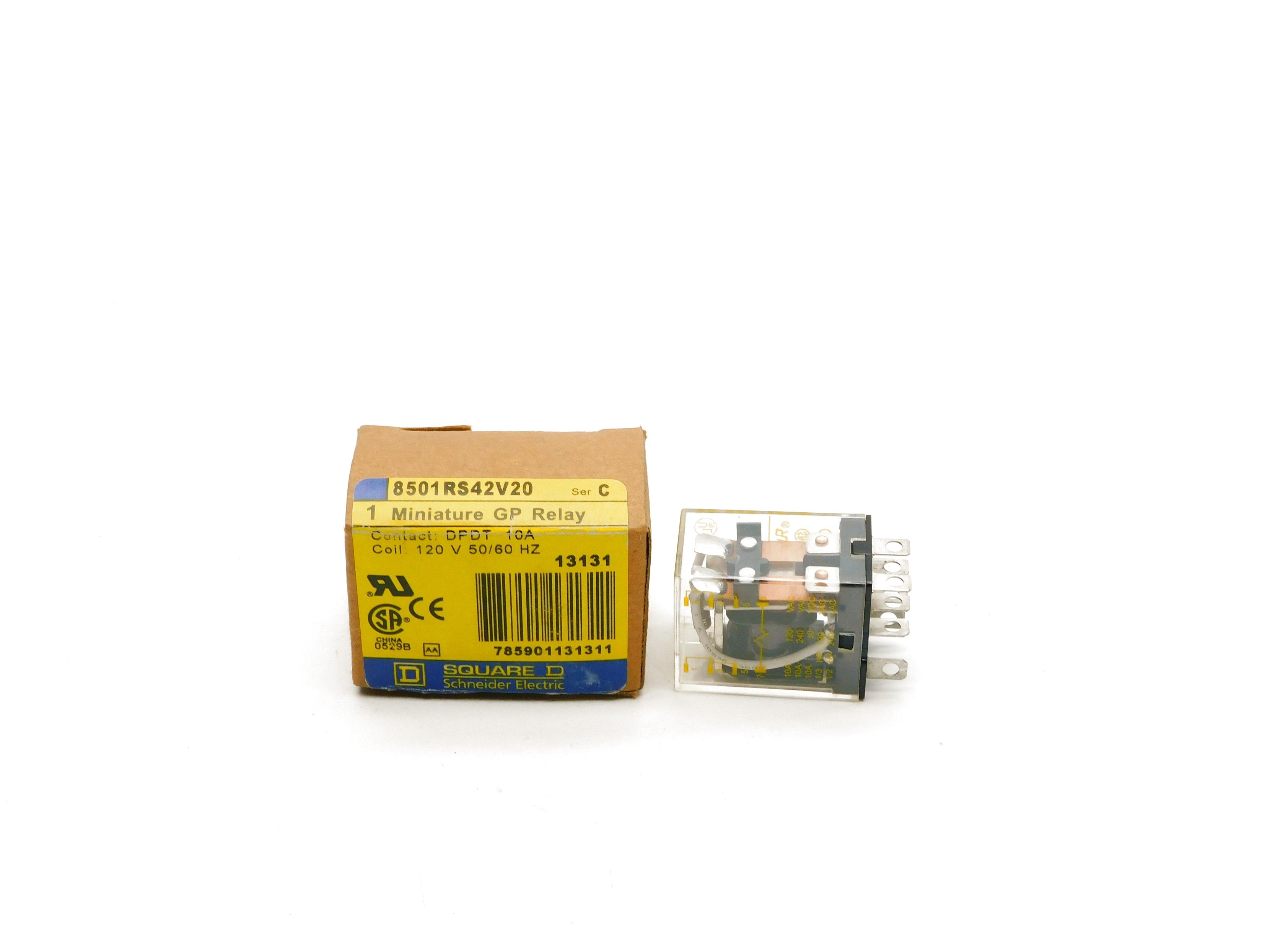 SQUARE D 8501RS42V20 SER. C 120V 10A NSMP