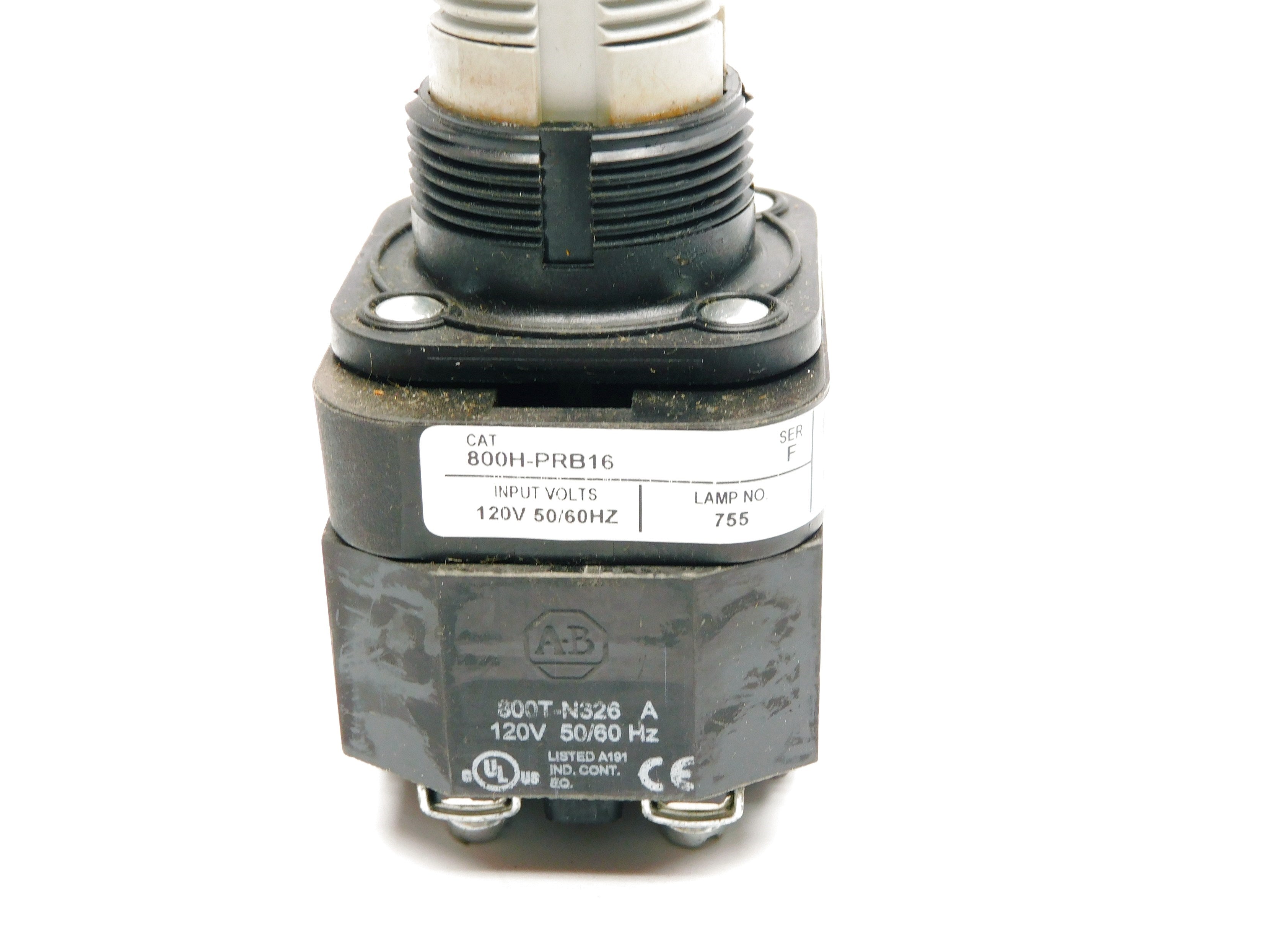 ALLEN BRADLEY 800H-PRB16 SER. F (AS PICTURED) (BR/WH) NSMP