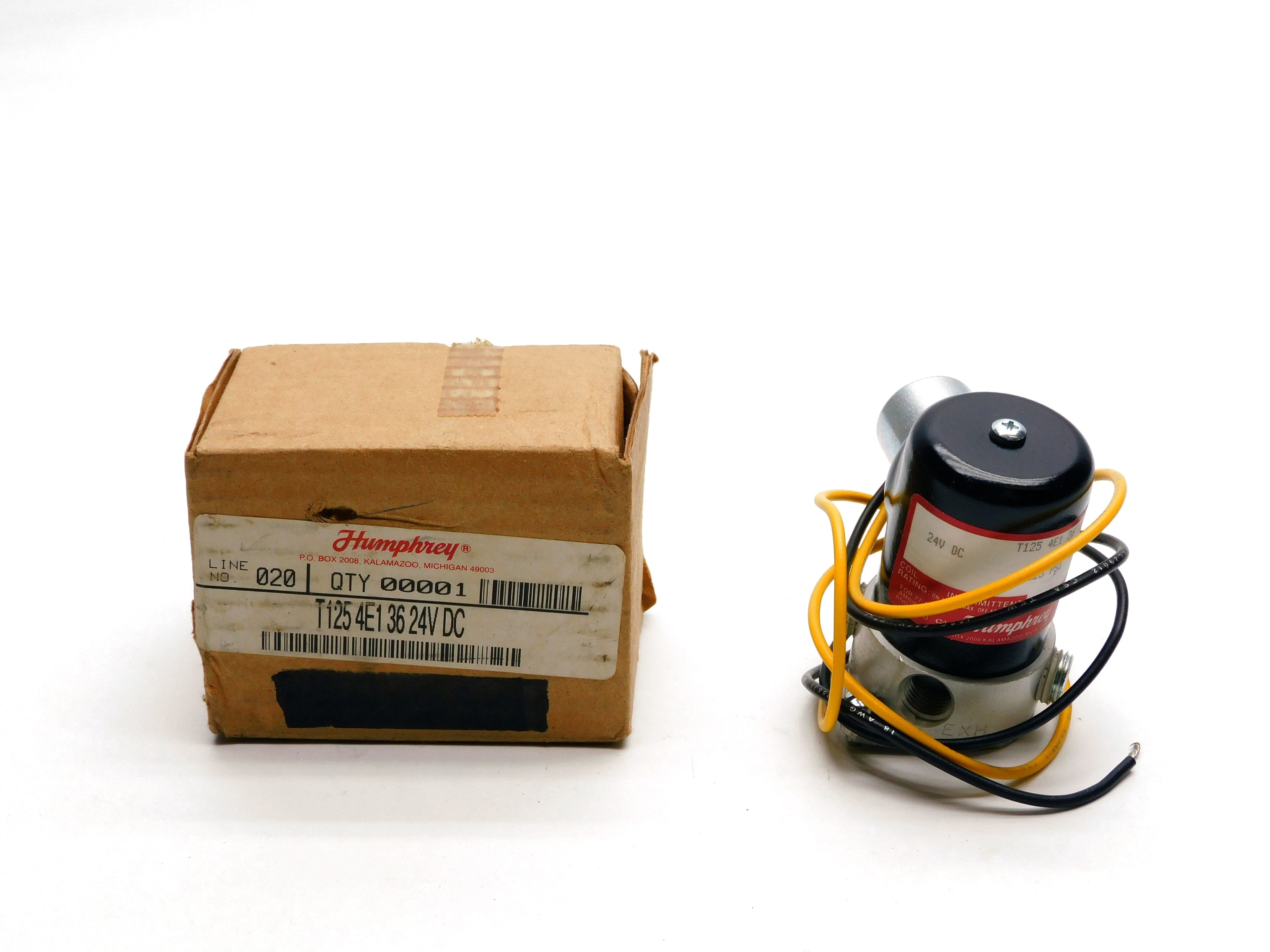 HUMPHREY T1254E136 24VDC NSMP