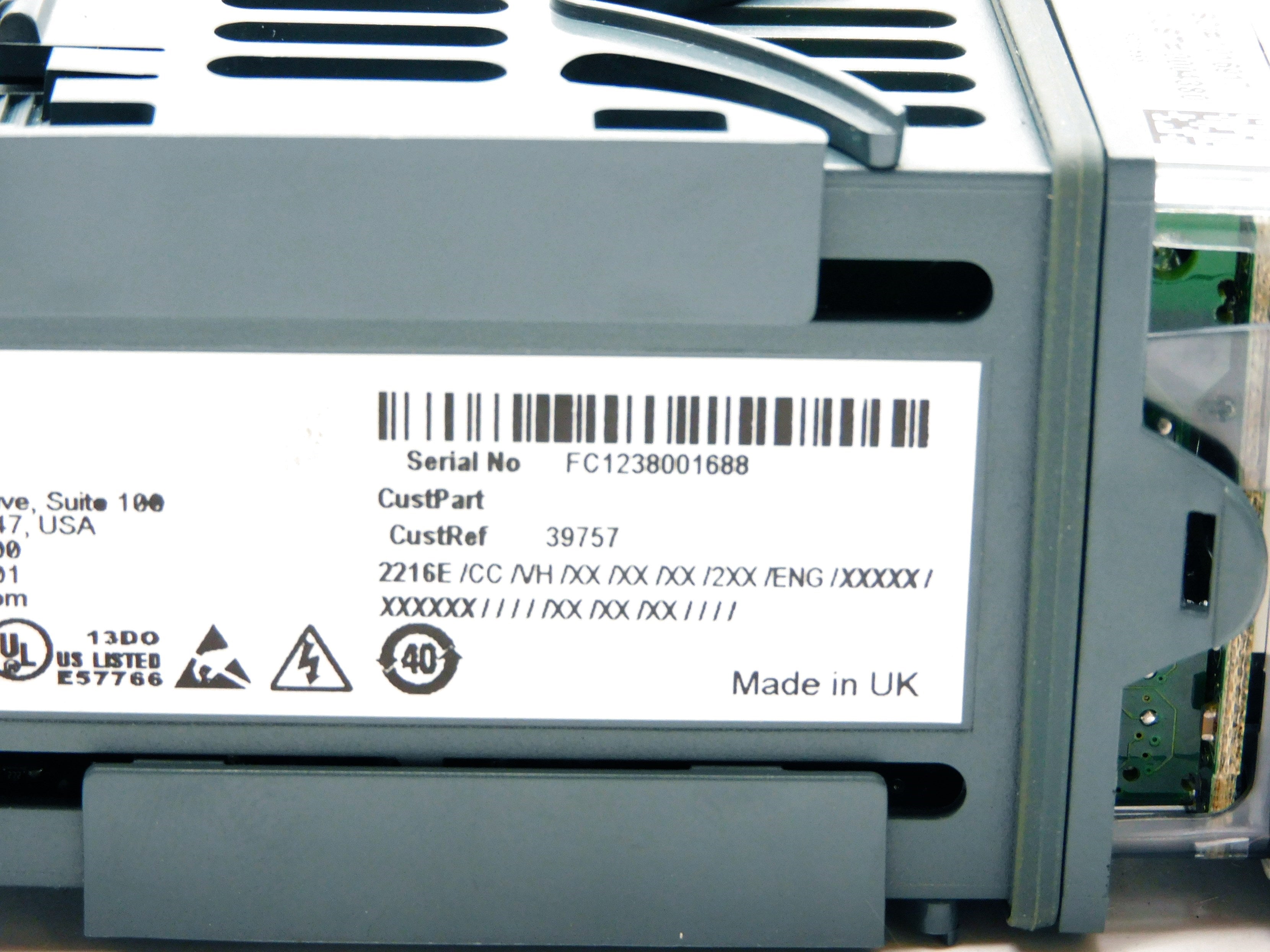 EUROTHERM 2216E/CC/VH/XX/XX/XX/2XX/ENG NSMP