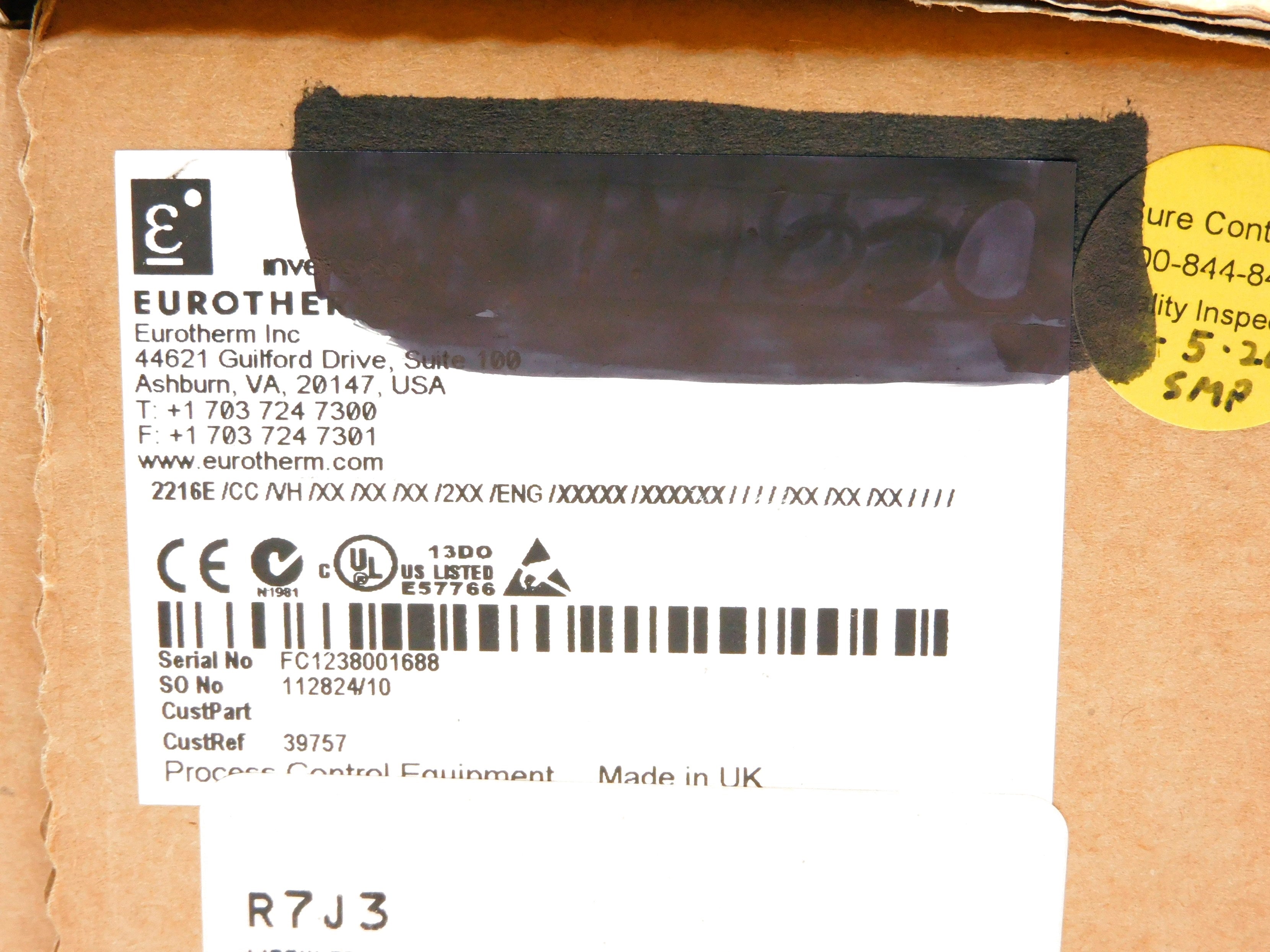 EUROTHERM 2216E/CC/VH/XX/XX/XX/2XX/ENG NSMP
