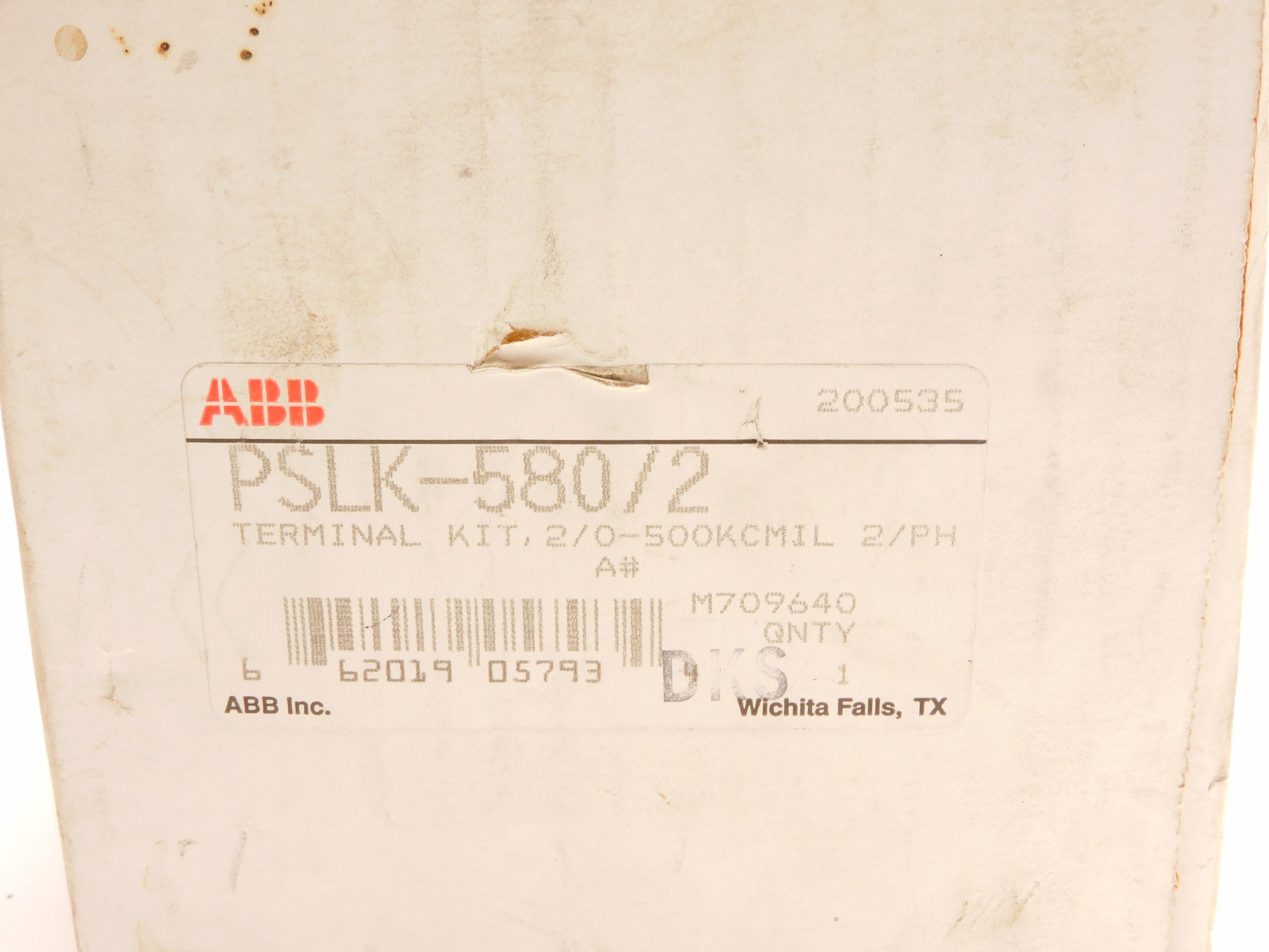 ABB PSLK-580/2 NSMP
