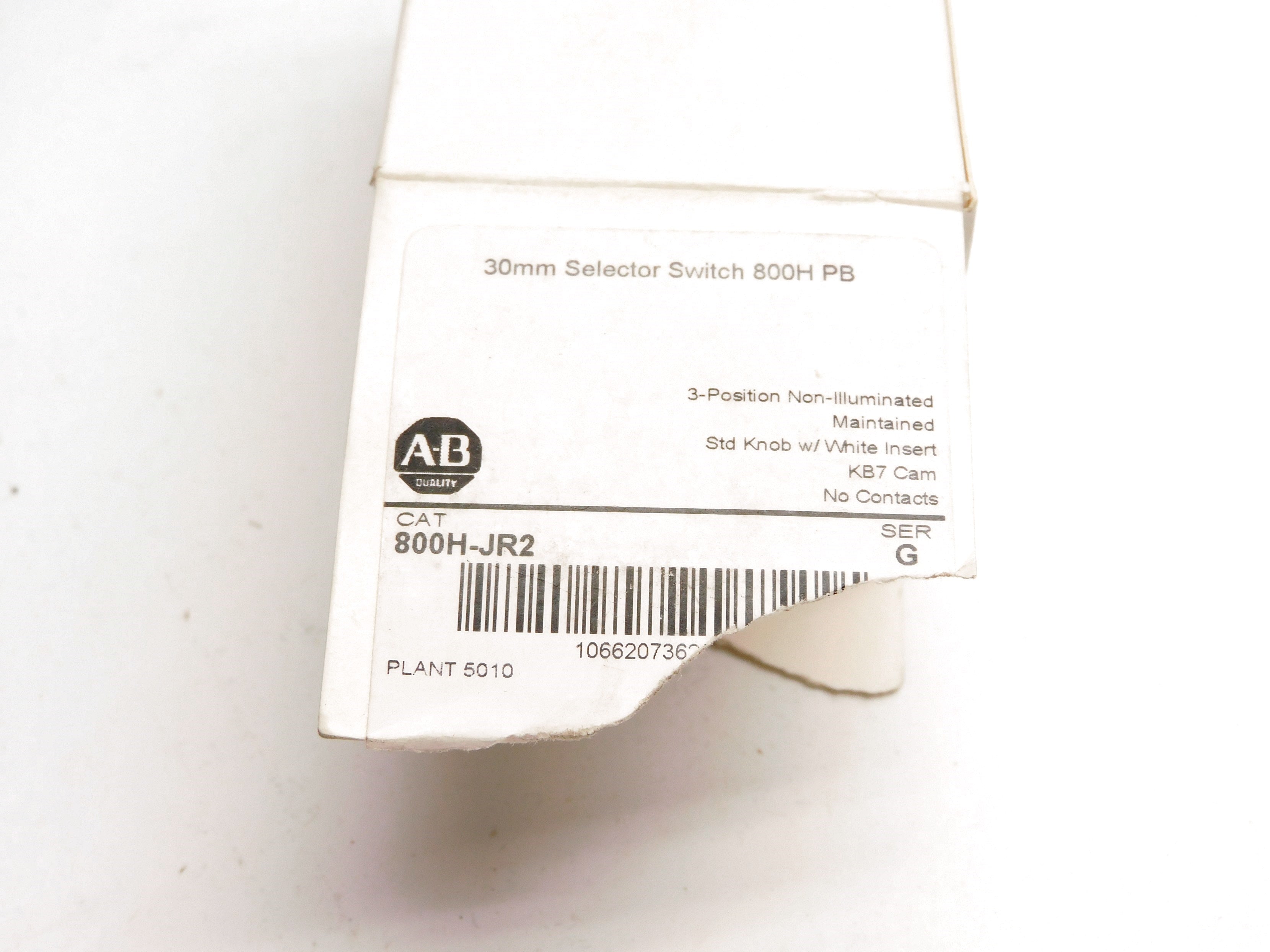 ALLEN BRADLEY 800H-JR2 SER. G (WH) NSMP